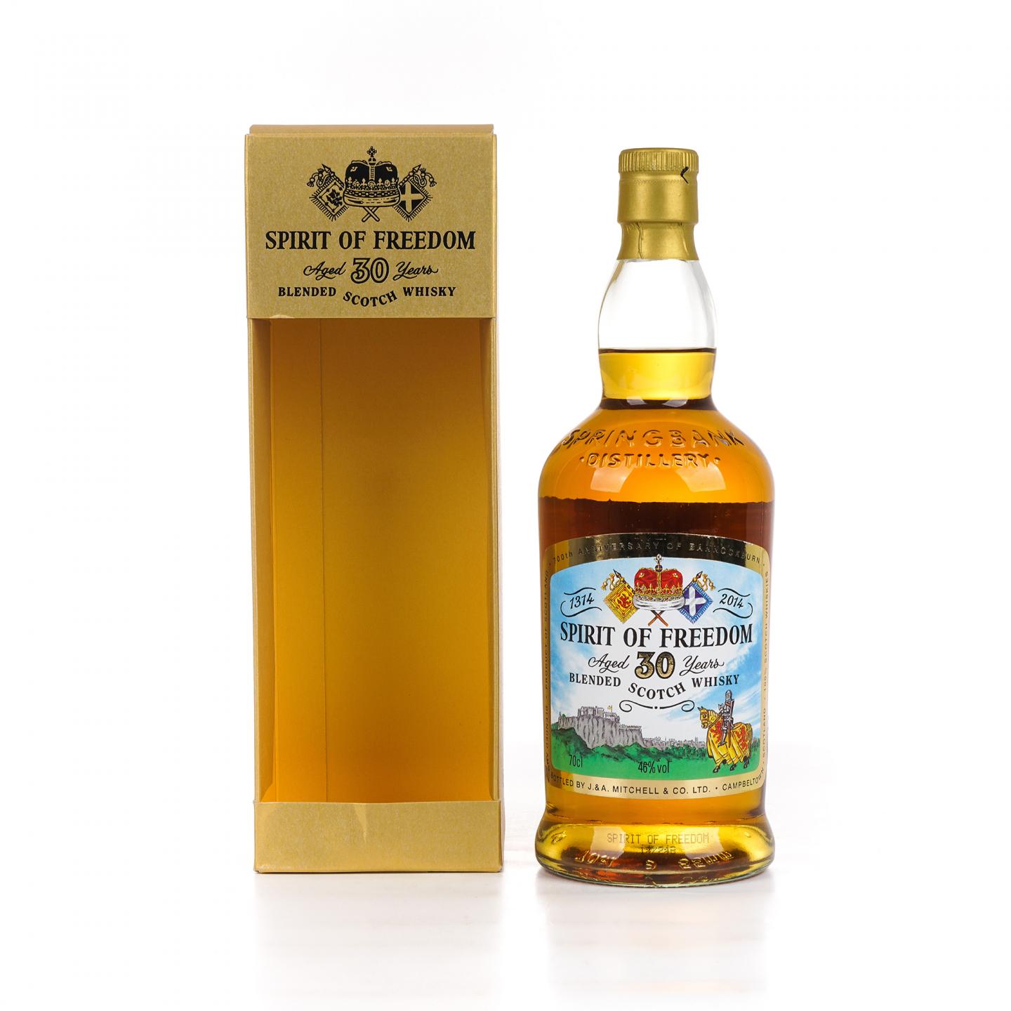 Springbank 云顶 30年 Spirit of Freedom