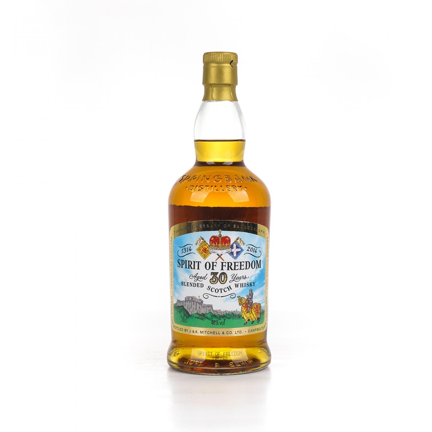 Springbank 云顶 30年 Spirit of Freedom