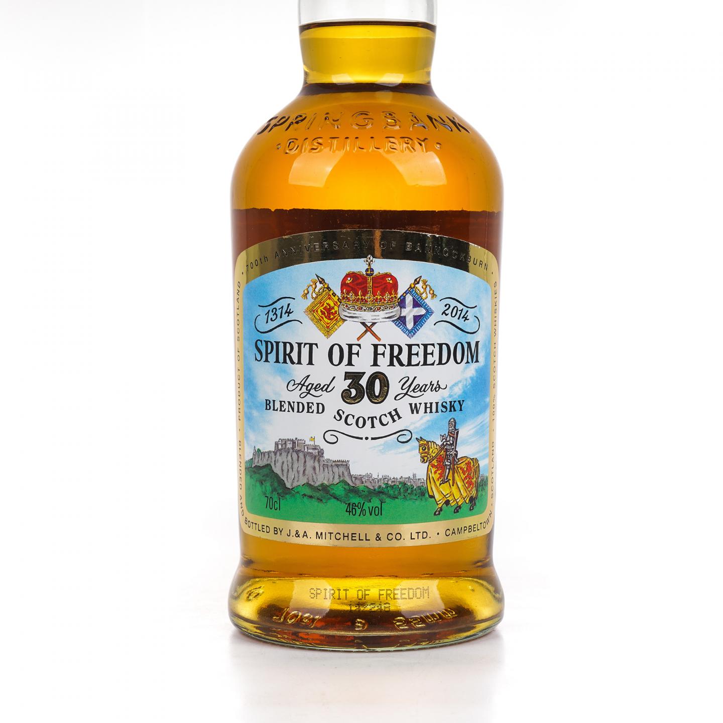 Springbank 云顶 30年 Spirit of Freedom