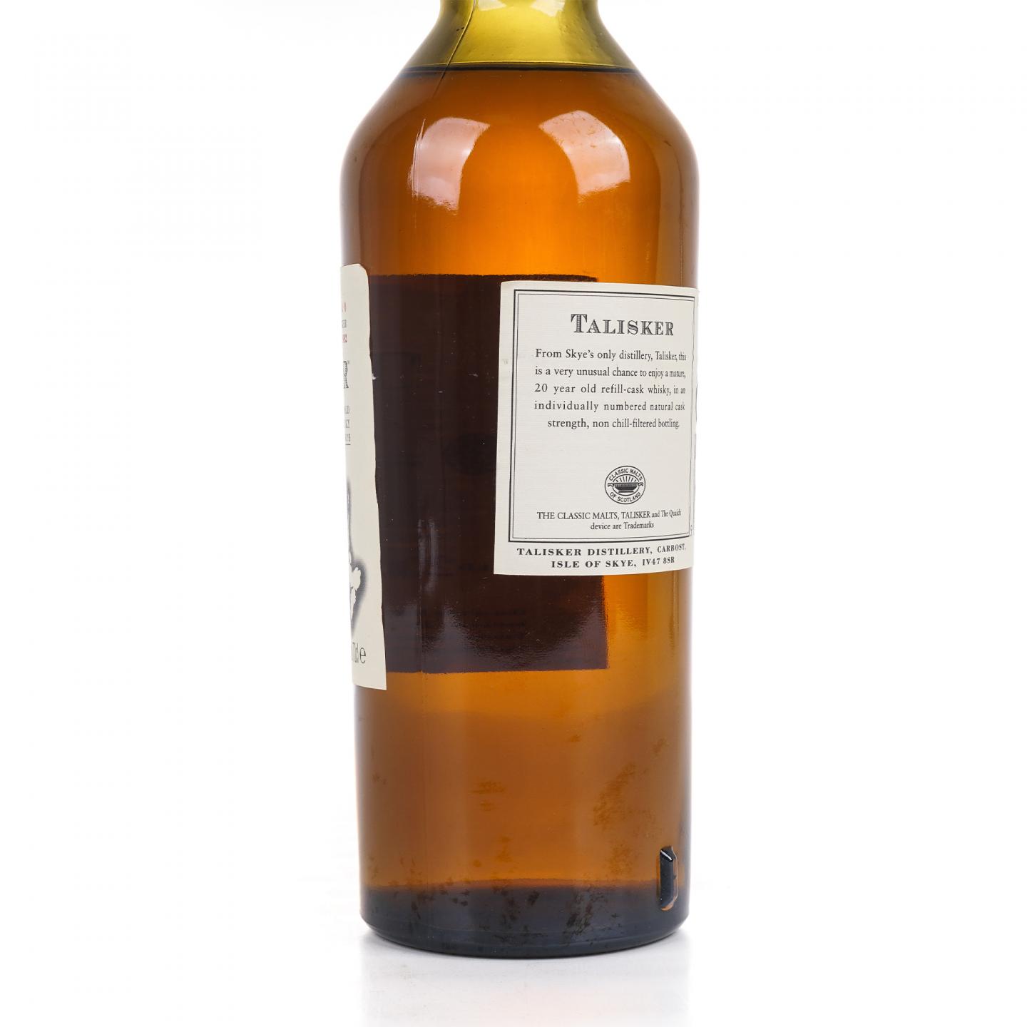 Talisker 泰斯卡 20年 1982-2003 SR系列 桶强