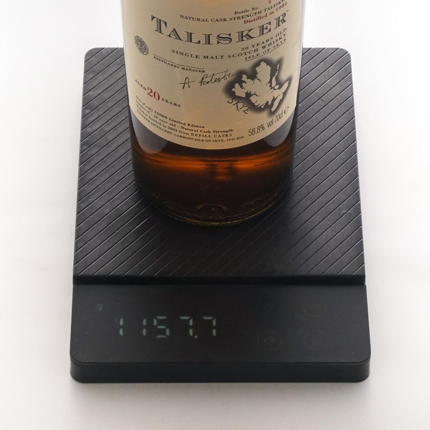 Talisker 泰斯卡 20年 1982-2003 SR系列 桶强