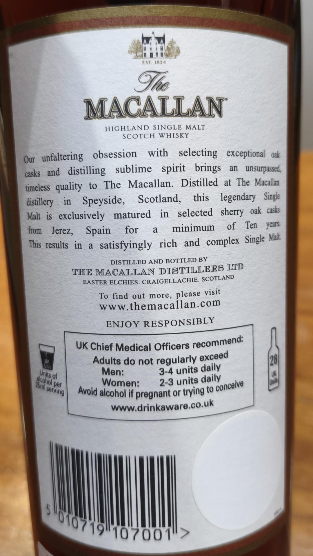 麦卡伦10年（无镭版）