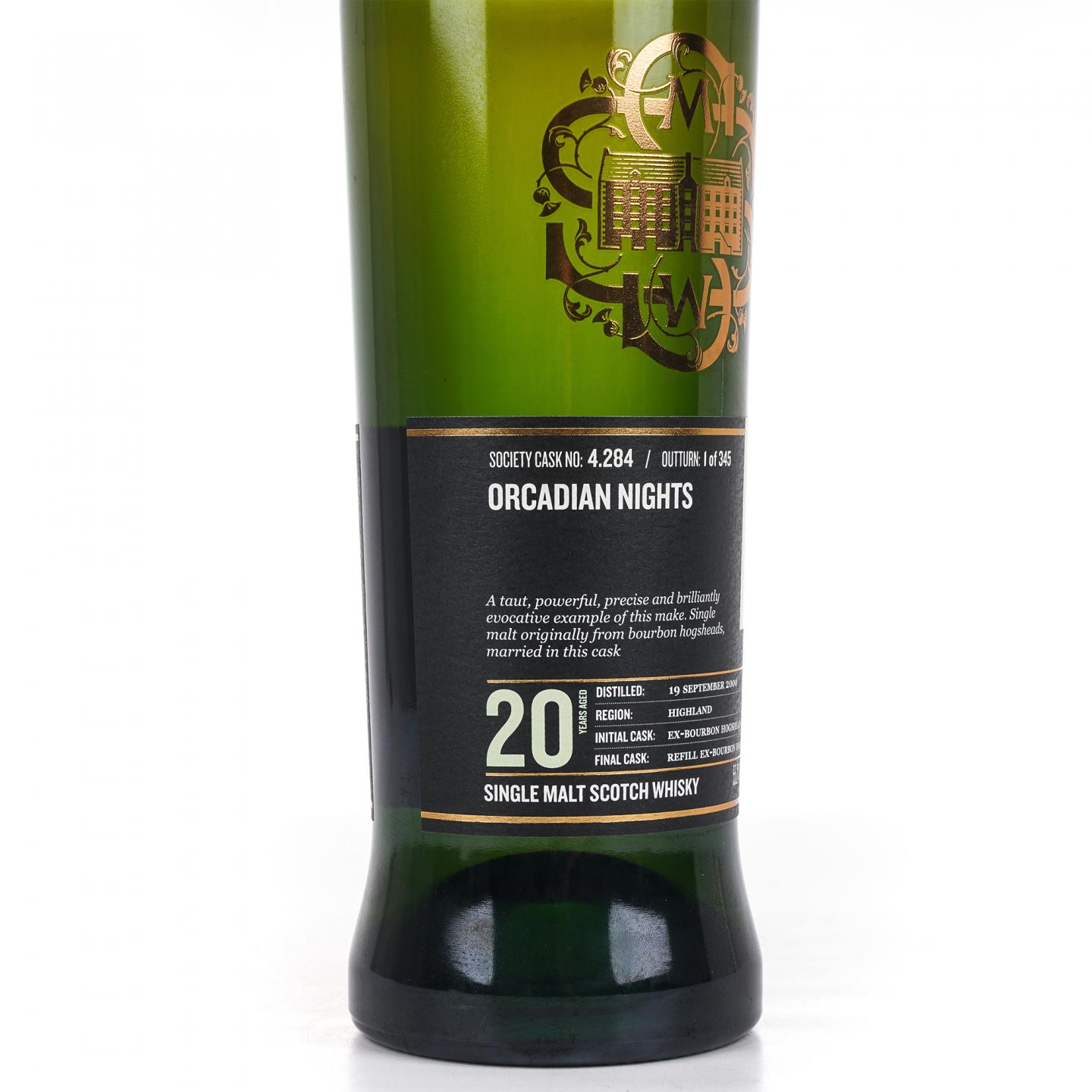 SMWS 4.284 高原骑士 20年 2000 单桶