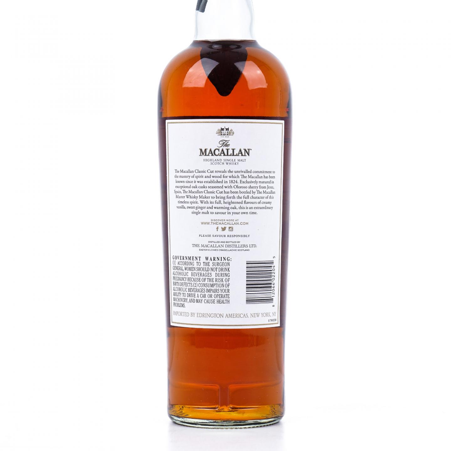 Macallan 麦卡伦 Classic Cut 2017 750ml