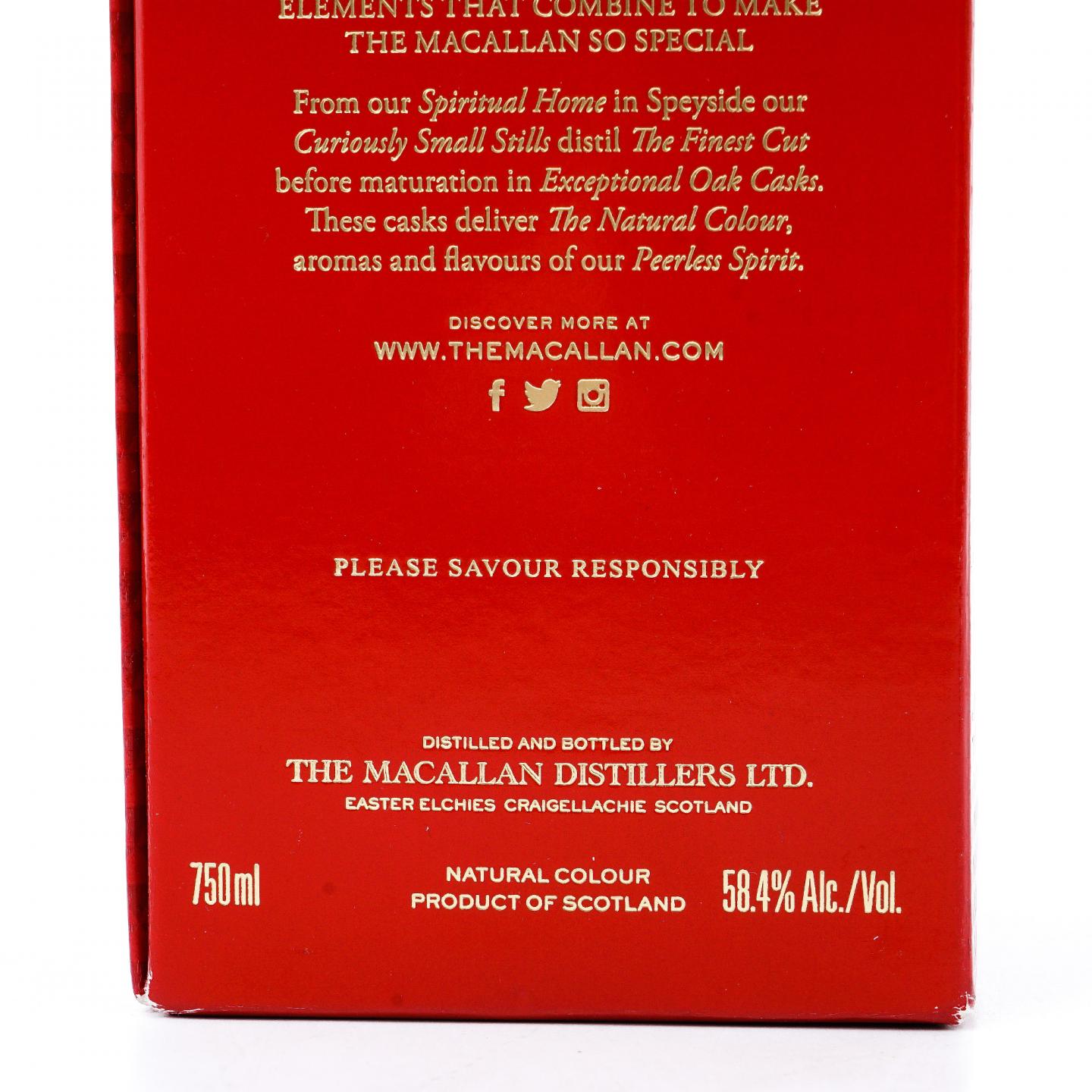 Macallan 麦卡伦 Classic Cut 2017 750ml