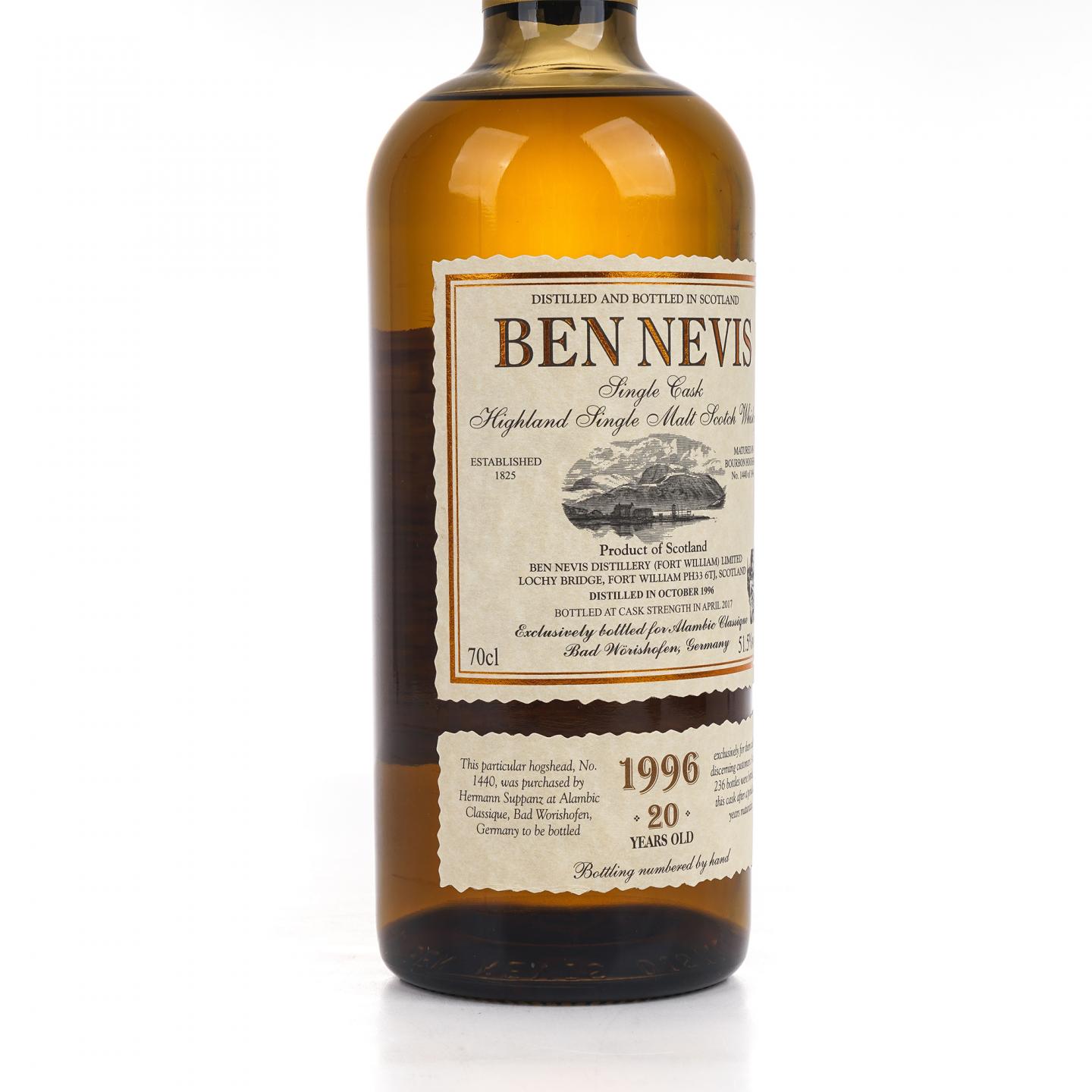 Ben Nevis 本尼维斯 20年 1996-2017 波本桶