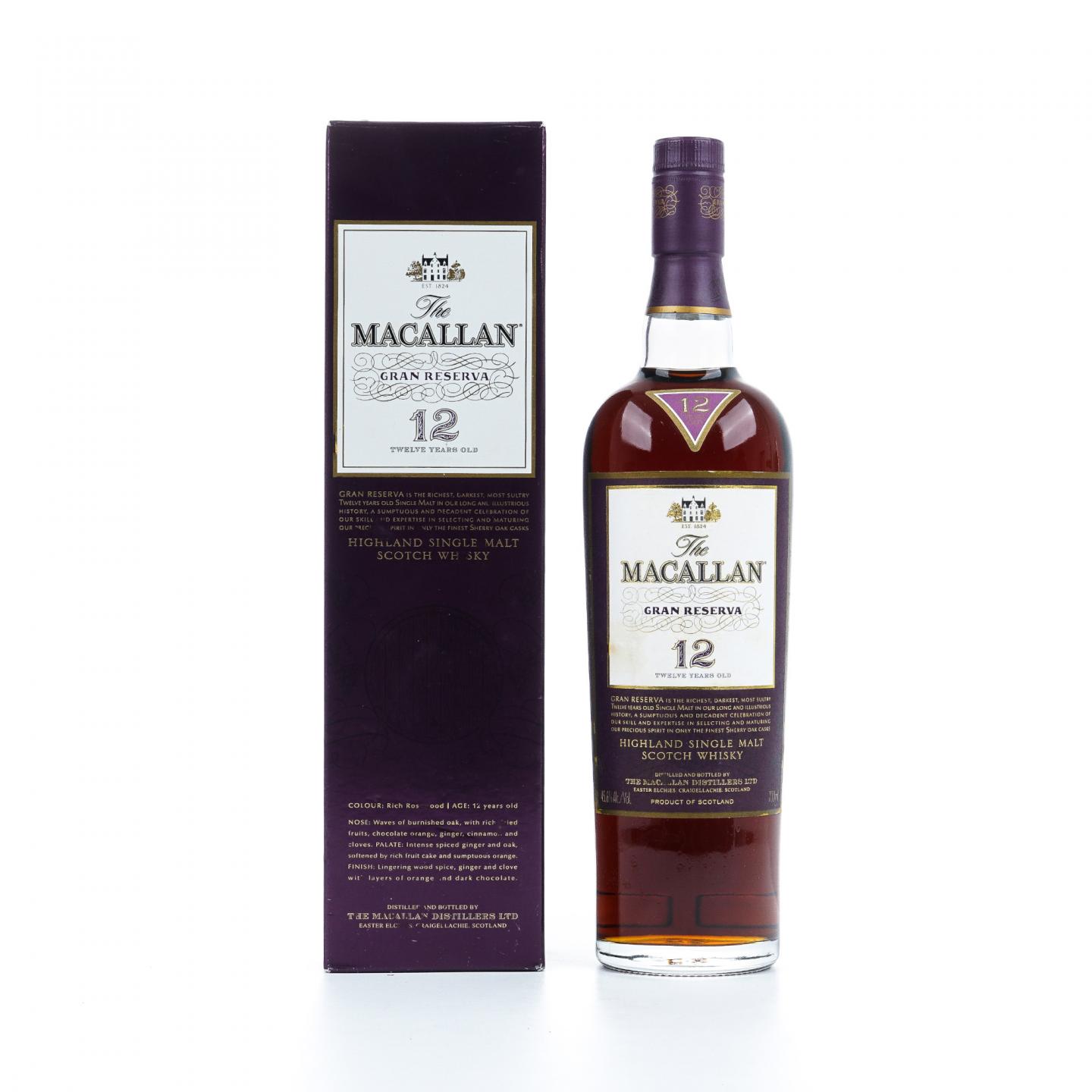 Macallan 麦卡伦 12年 紫钻 第二版 雪莉桶