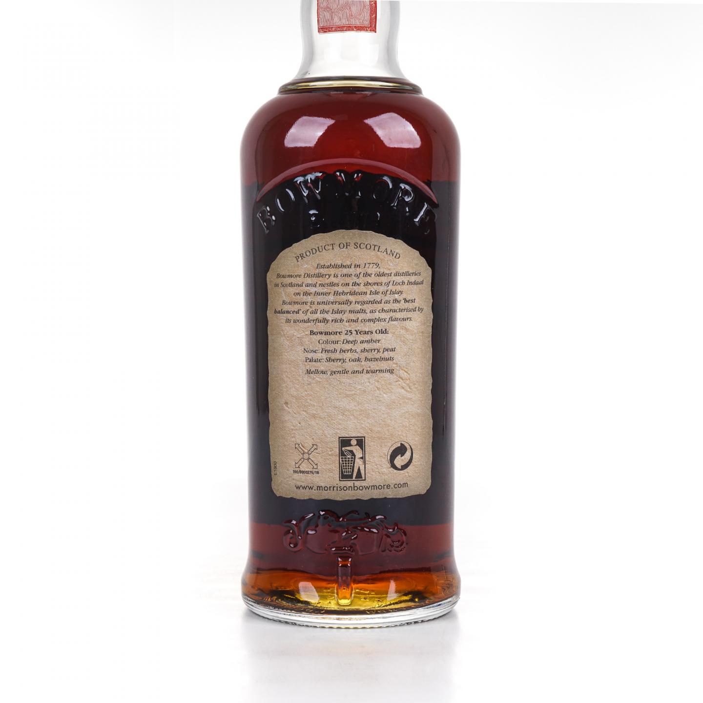 Bowmore 波摩 25年 海鸥标