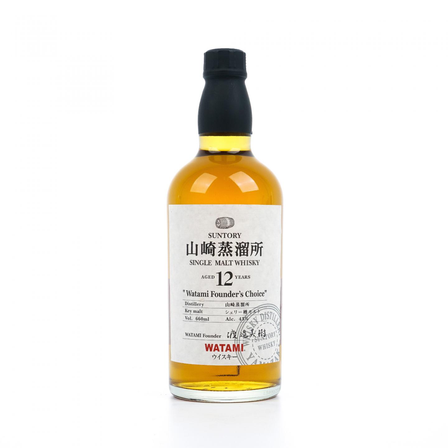 山崎 12年 渡边美树 Watami Founder’s Choice 660ml 43%