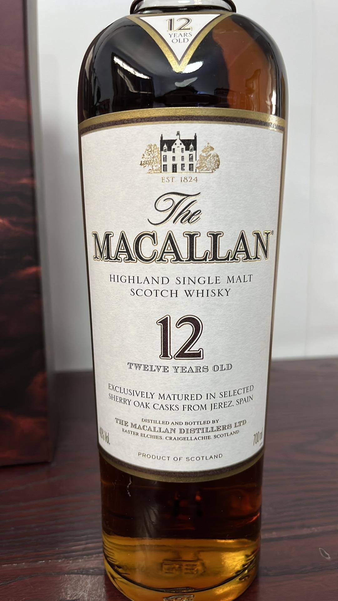 稀缺-麦卡伦12年带双杯礼盒版