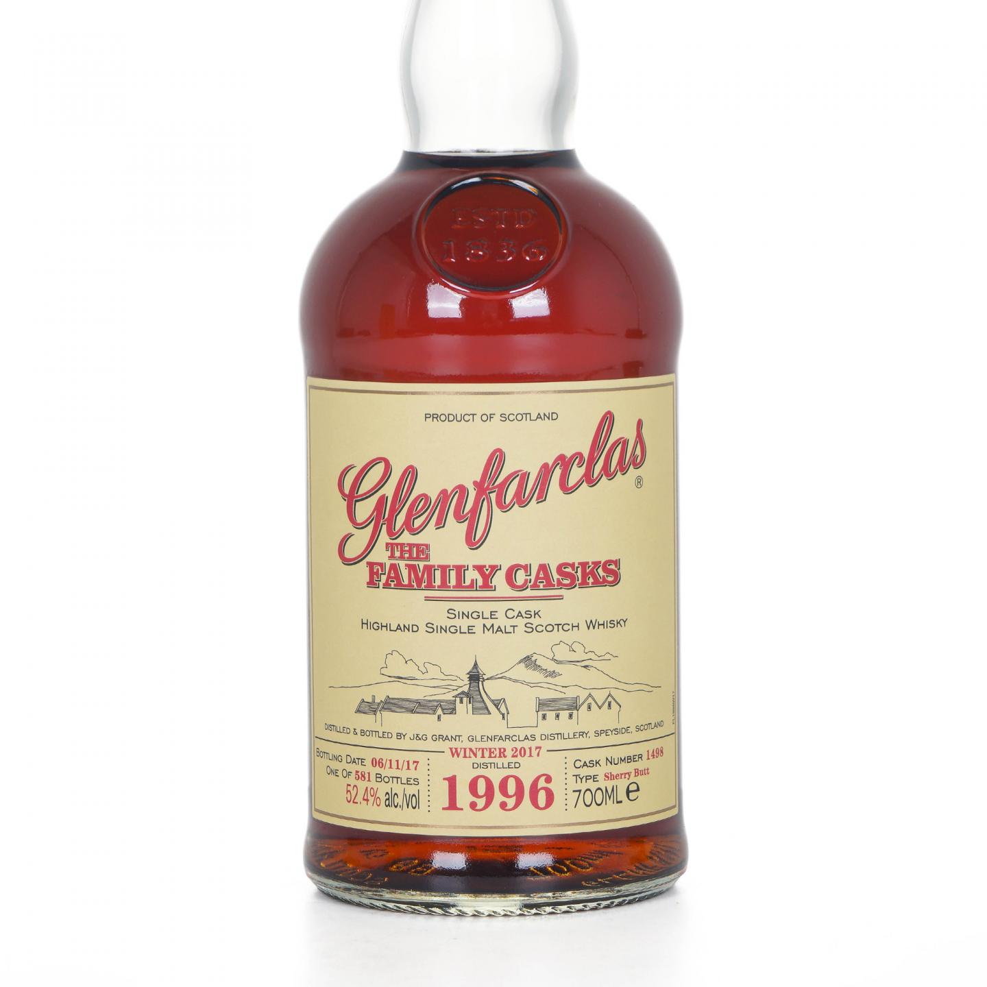 Glenfarclas 格兰花格 1996-2017 家族桶#1498