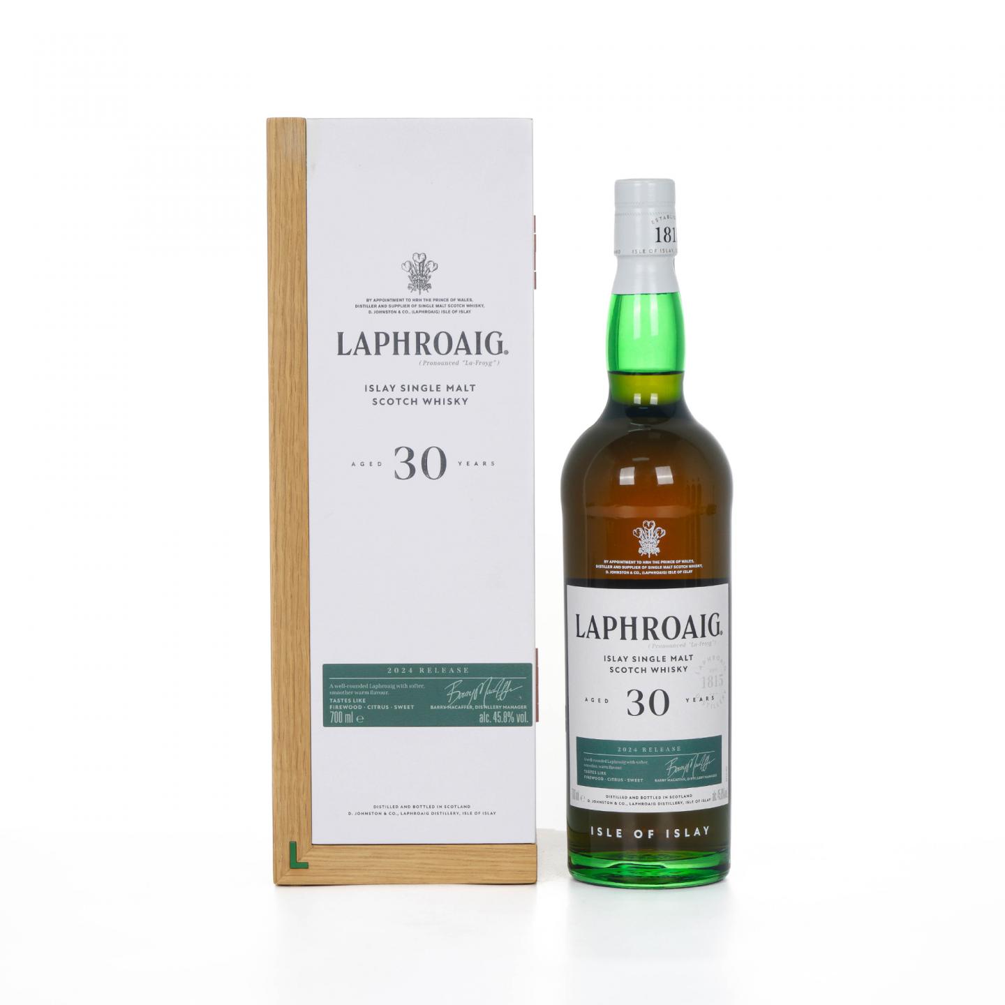 Laphroaig 拉弗格 30年 2024 Release