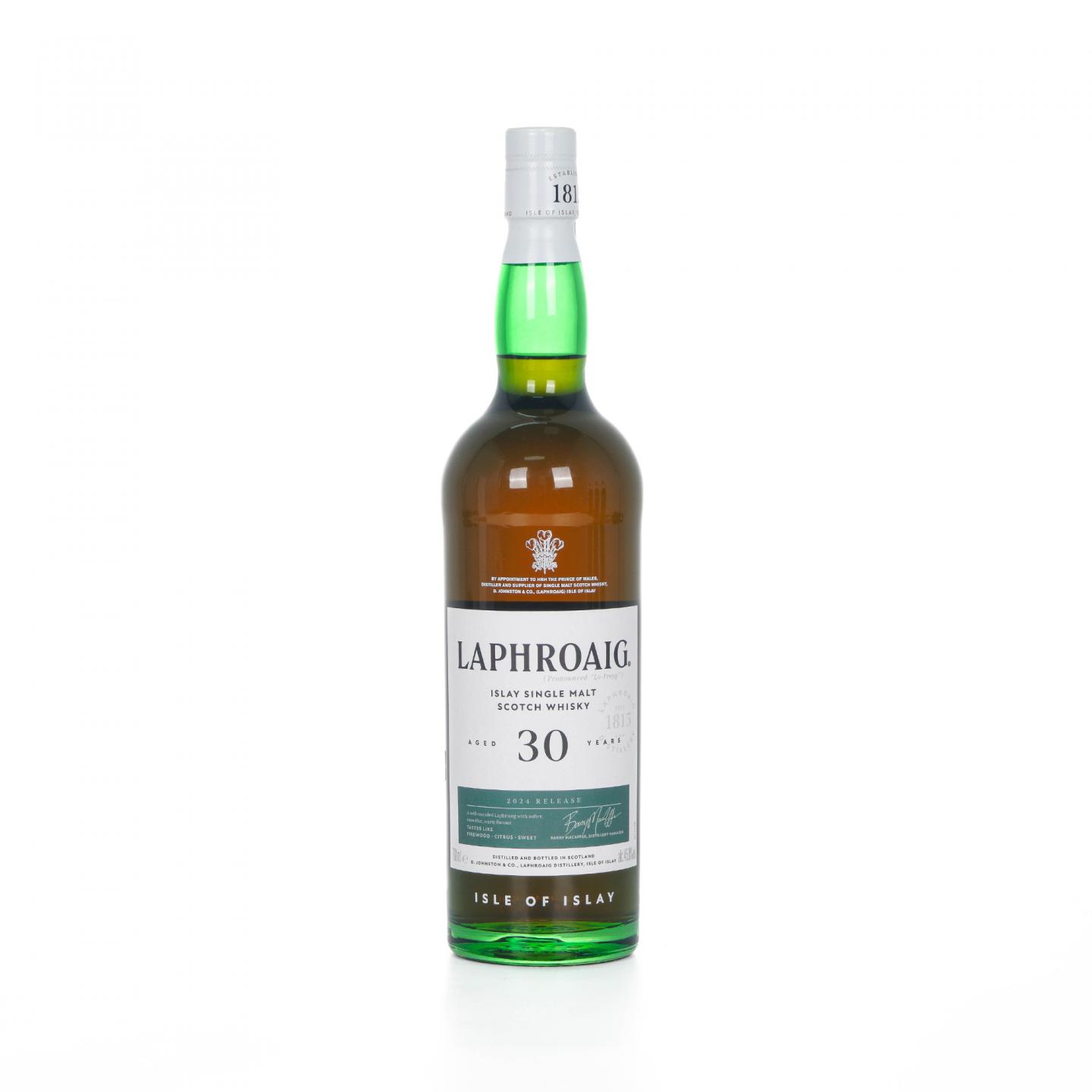 Laphroaig 拉弗格 30年 2024 Release
