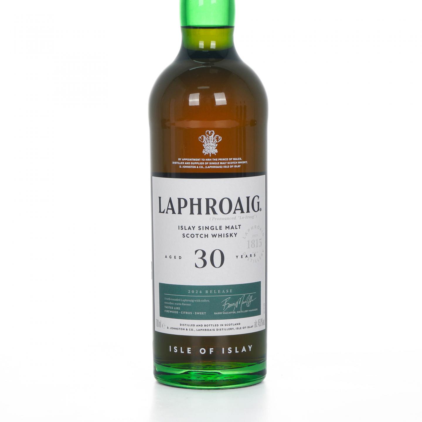 Laphroaig 拉弗格 30年 2024 Release
