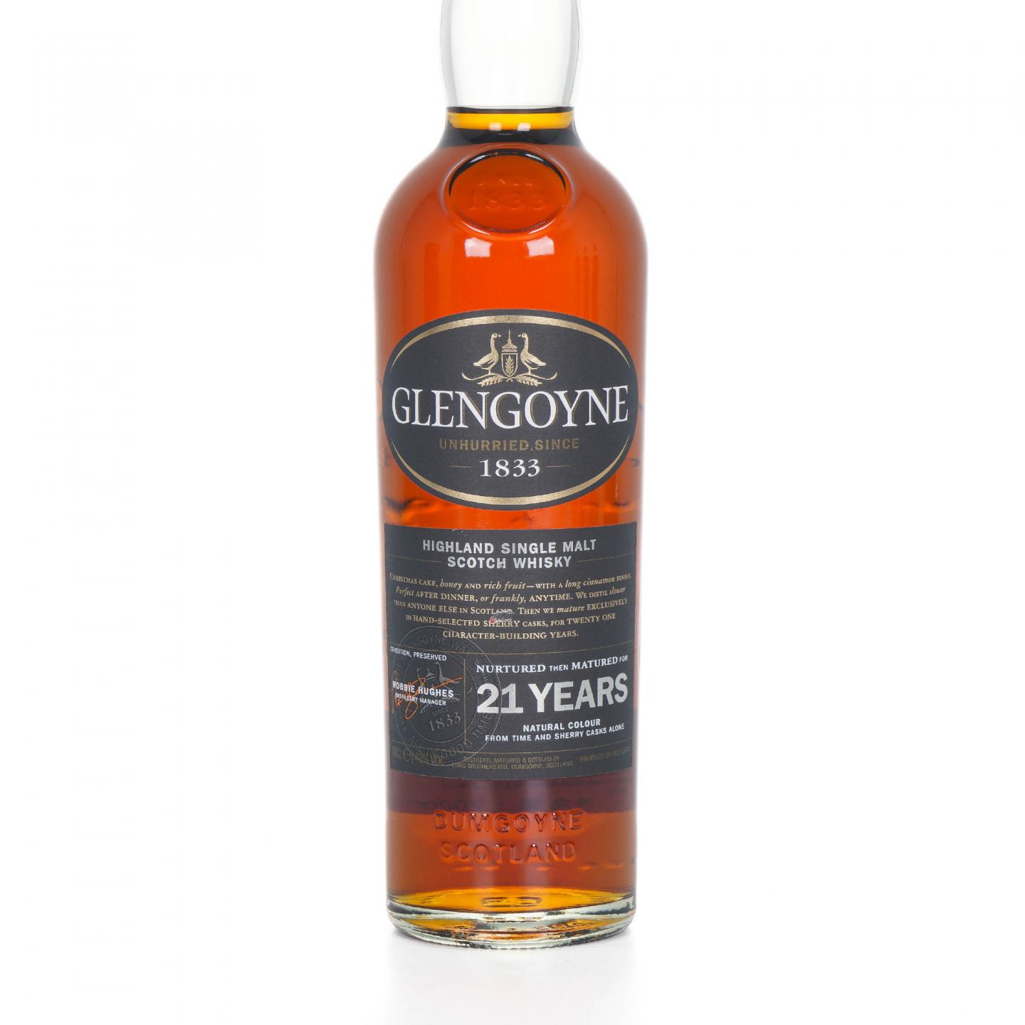 Glengoyne 格兰哥尼 21年 Robbie Hughes 700ml