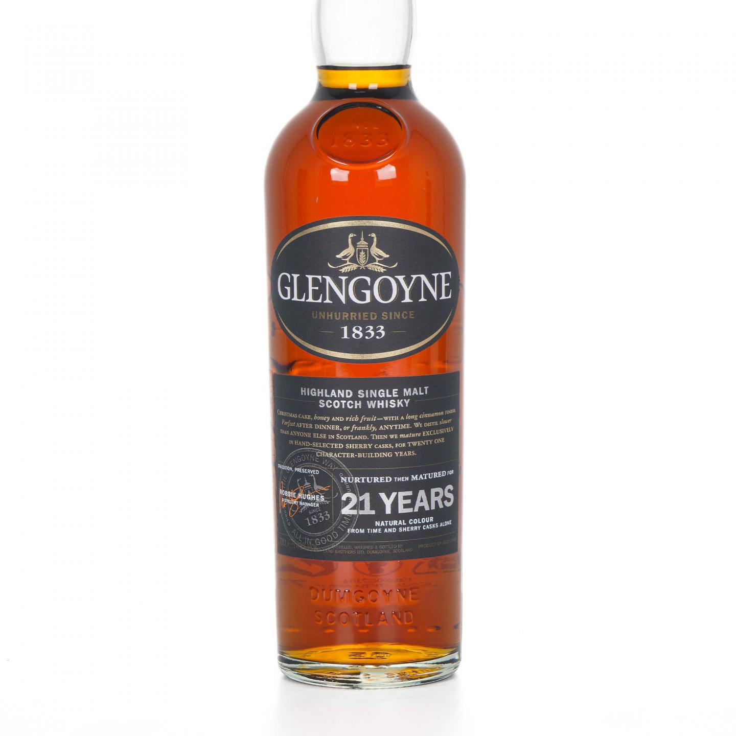 Glengoyne 格兰哥尼 21年 Robbie Hughes 70CL