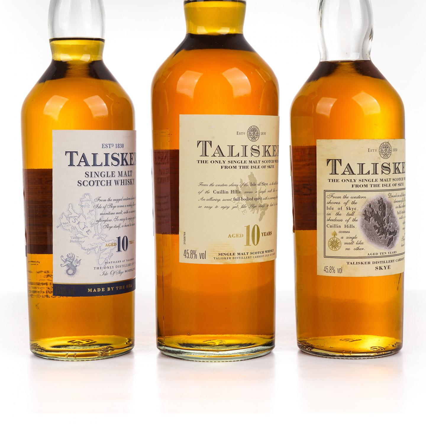 Talisker 泰斯卡 10年 700ml*2+1000ml 3瓶组