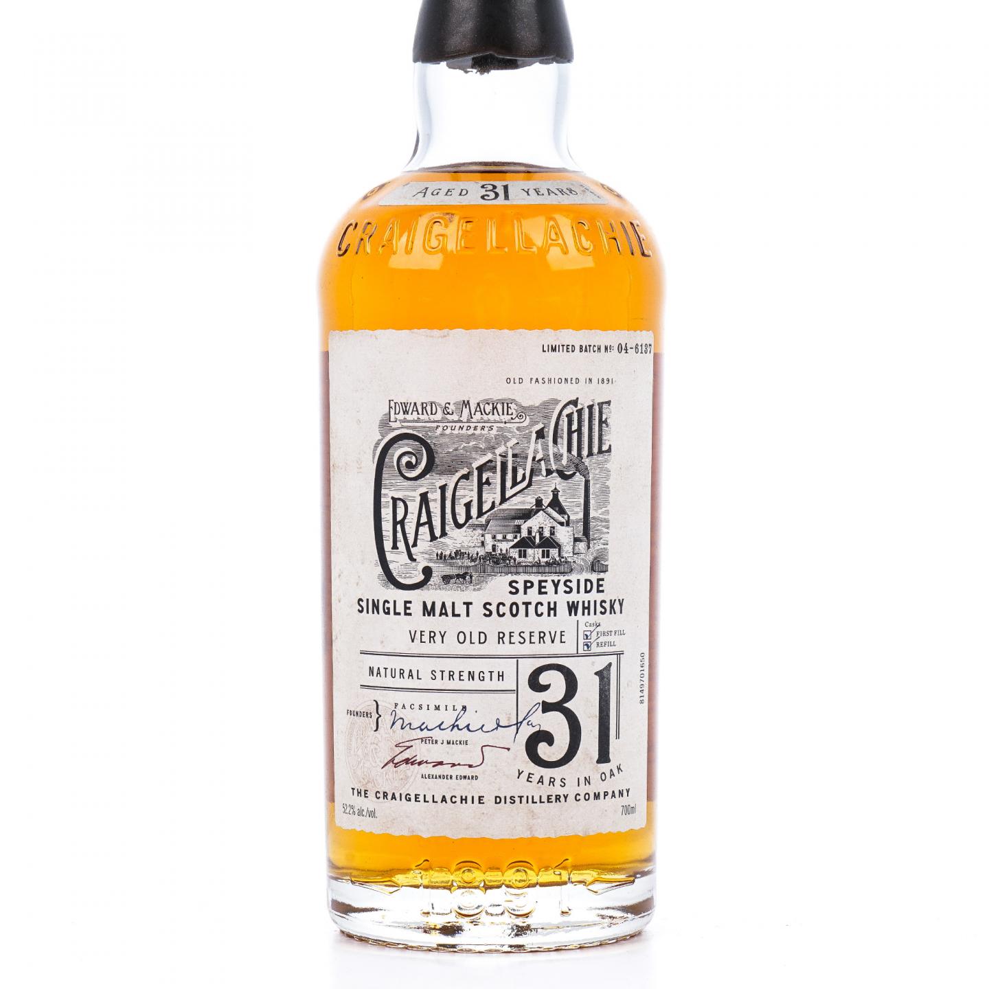 Craigellachie 克莱拉奇 31年 Very Old Reserve 700ML
