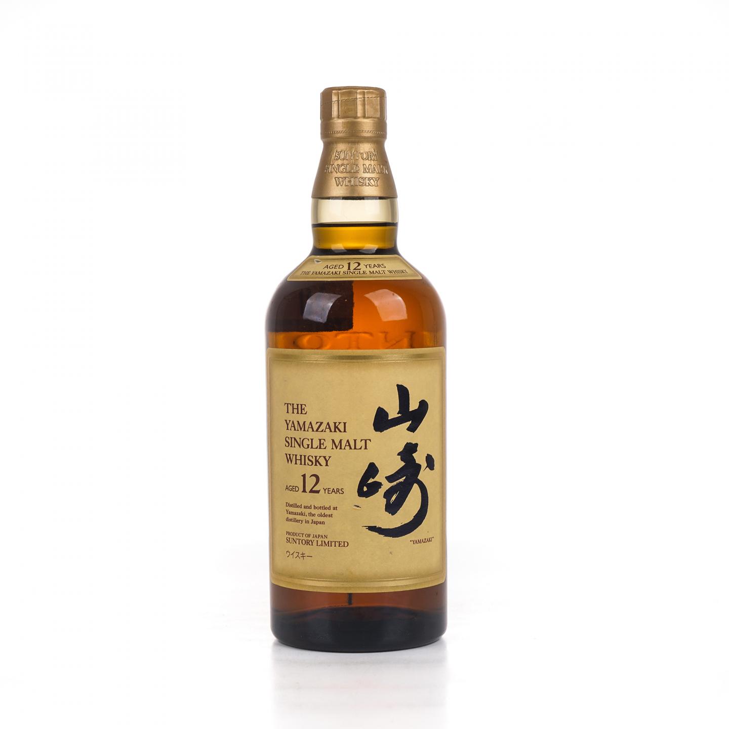 山崎 12年 Single Malt 金花盖
