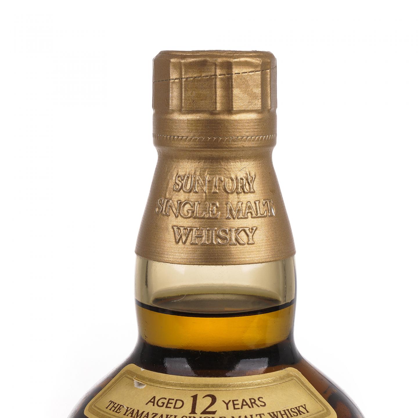 山崎 12年 Single Malt 金花盖