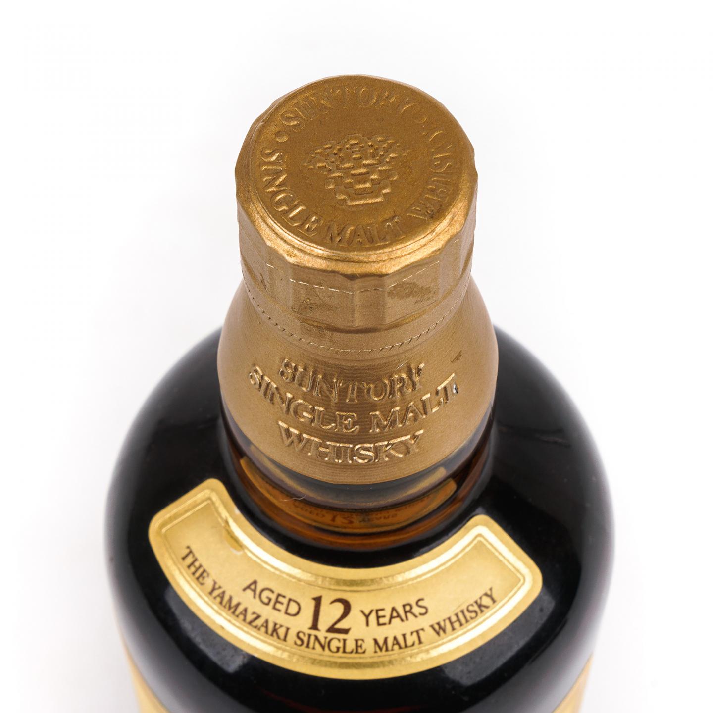 山崎 12年 Single Malt 金花盖