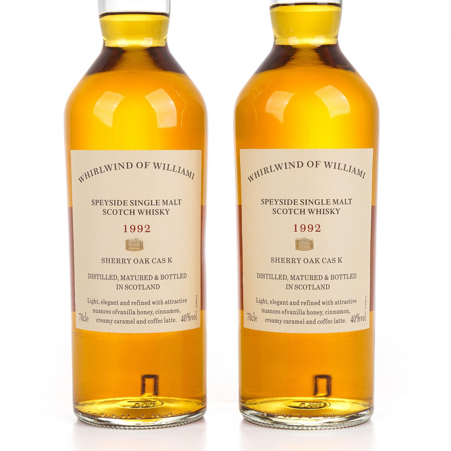 秘密斯佩塞 1992 Sherry Oak Cask 2瓶组