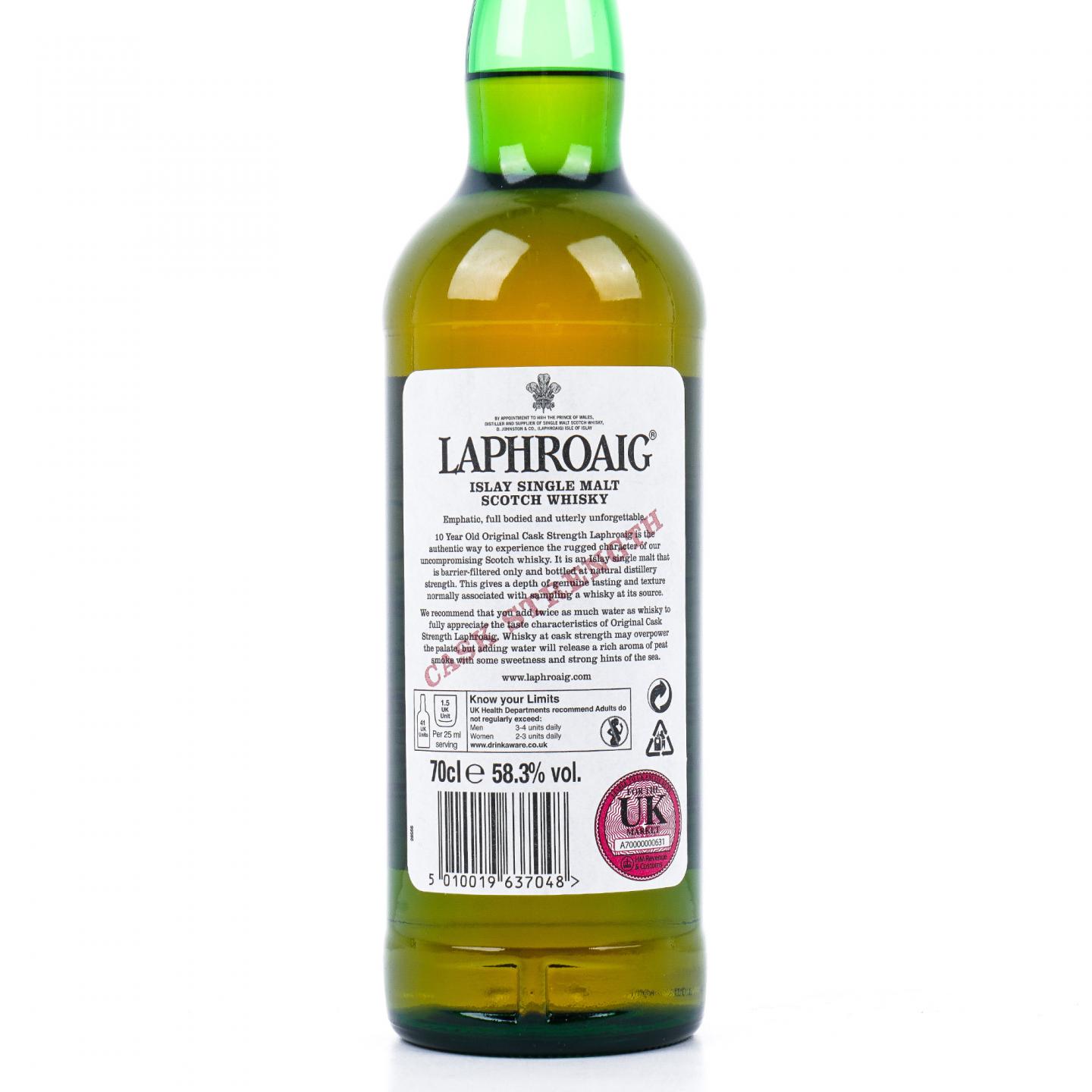 Laphroaig 拉弗格 10年 桶强 Batch 004