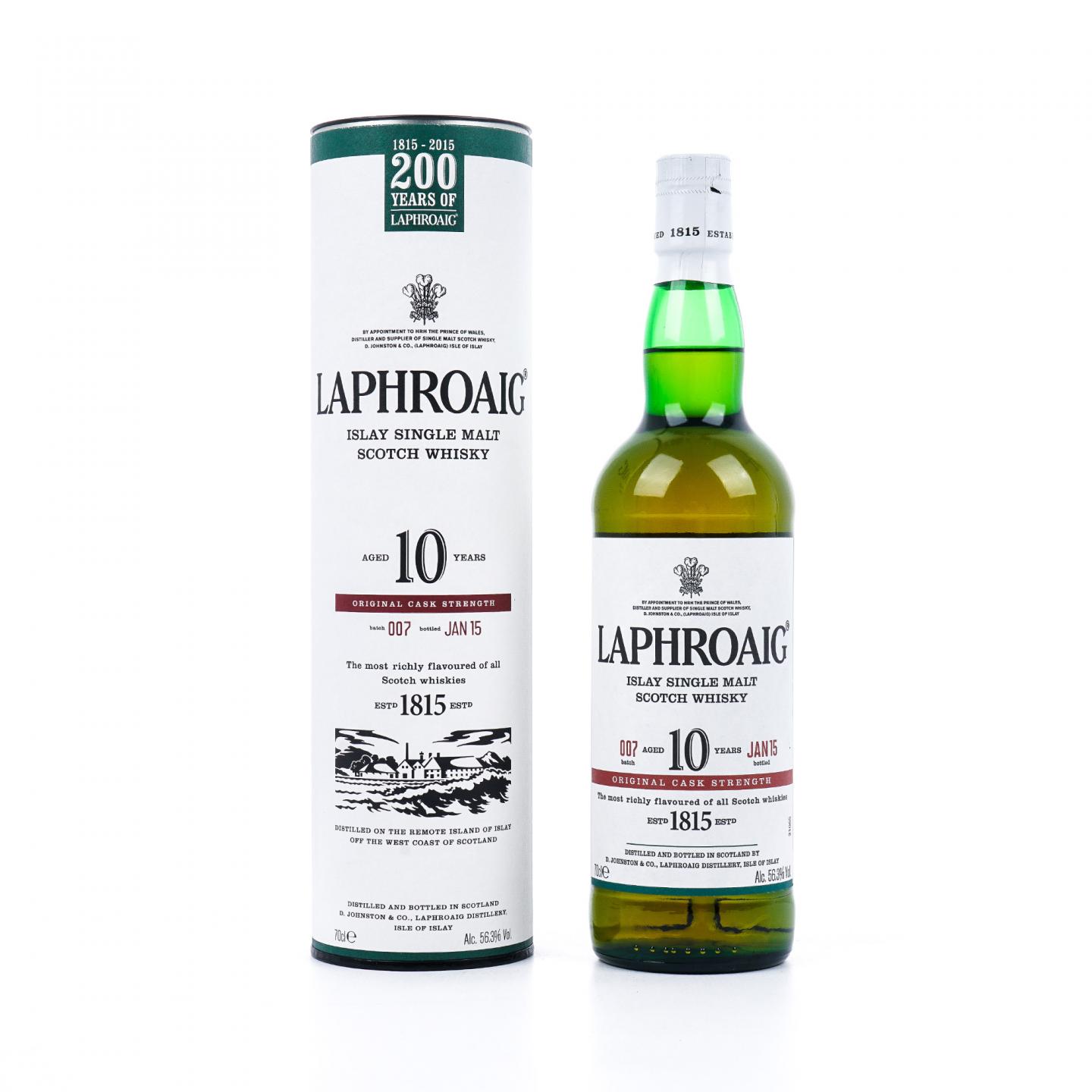 Laphroaig 拉弗格 10年 2015 桶强 Batch 007