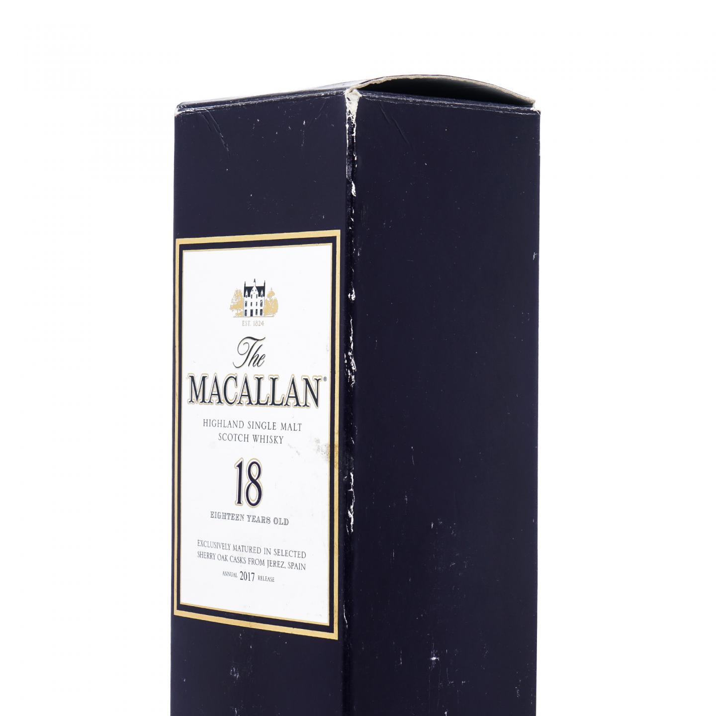 Macallan 麦卡伦 18年 2017 雪莉桶