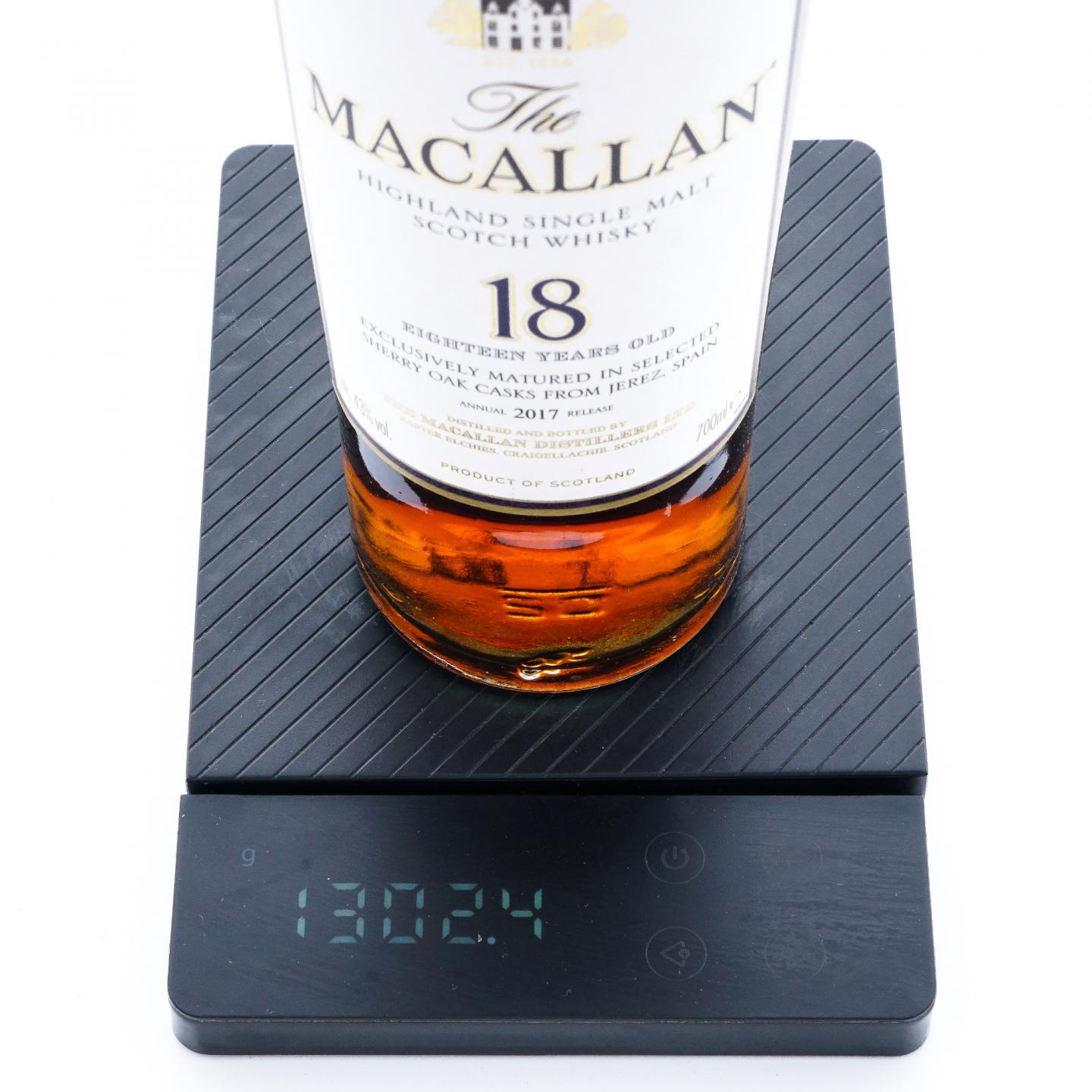 Macallan 麦卡伦 18年 2017 雪莉桶