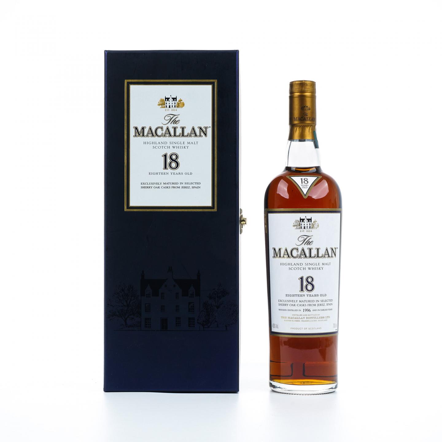 Macallan 麦卡伦 18年 1996 雪莉桶 43%