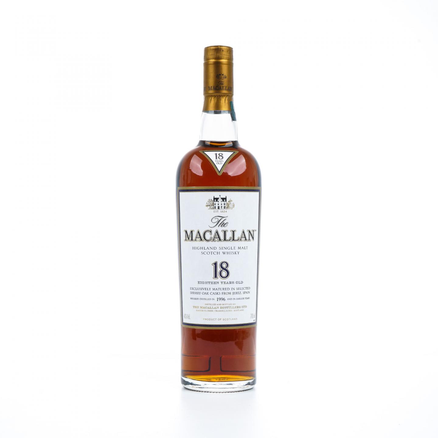Macallan 麦卡伦 18年 1996 雪莉桶 43%