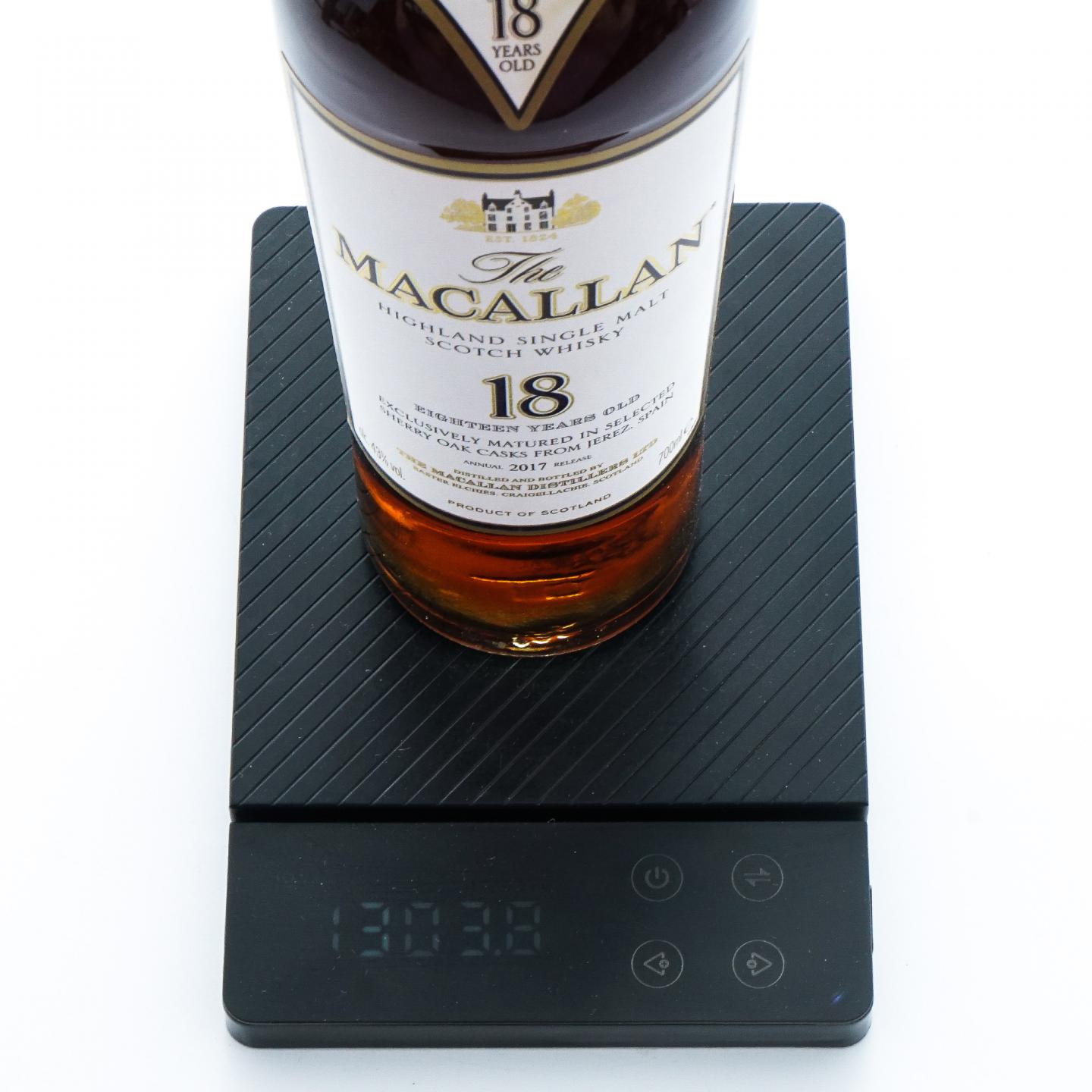 Macallan 麦卡伦 18年 2017 雪莉桶 43%Vol.