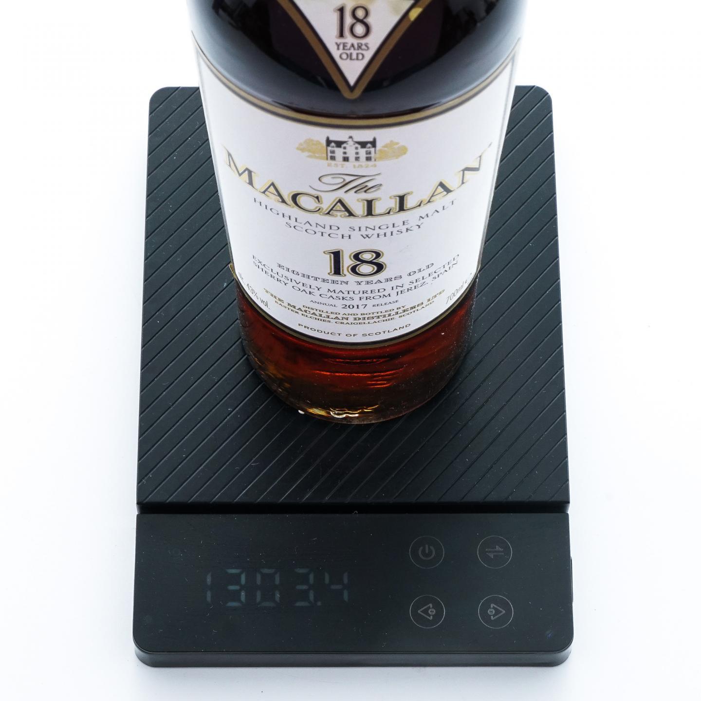 Macallan 麦卡伦 18年 2017 雪莉桶 700ML