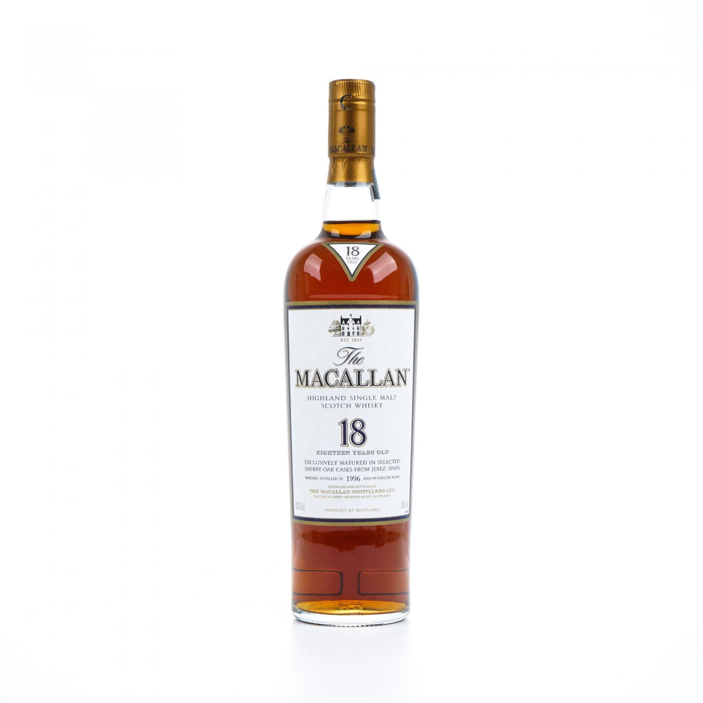 Macallan 麦卡伦 18年 1996 雪莉桶