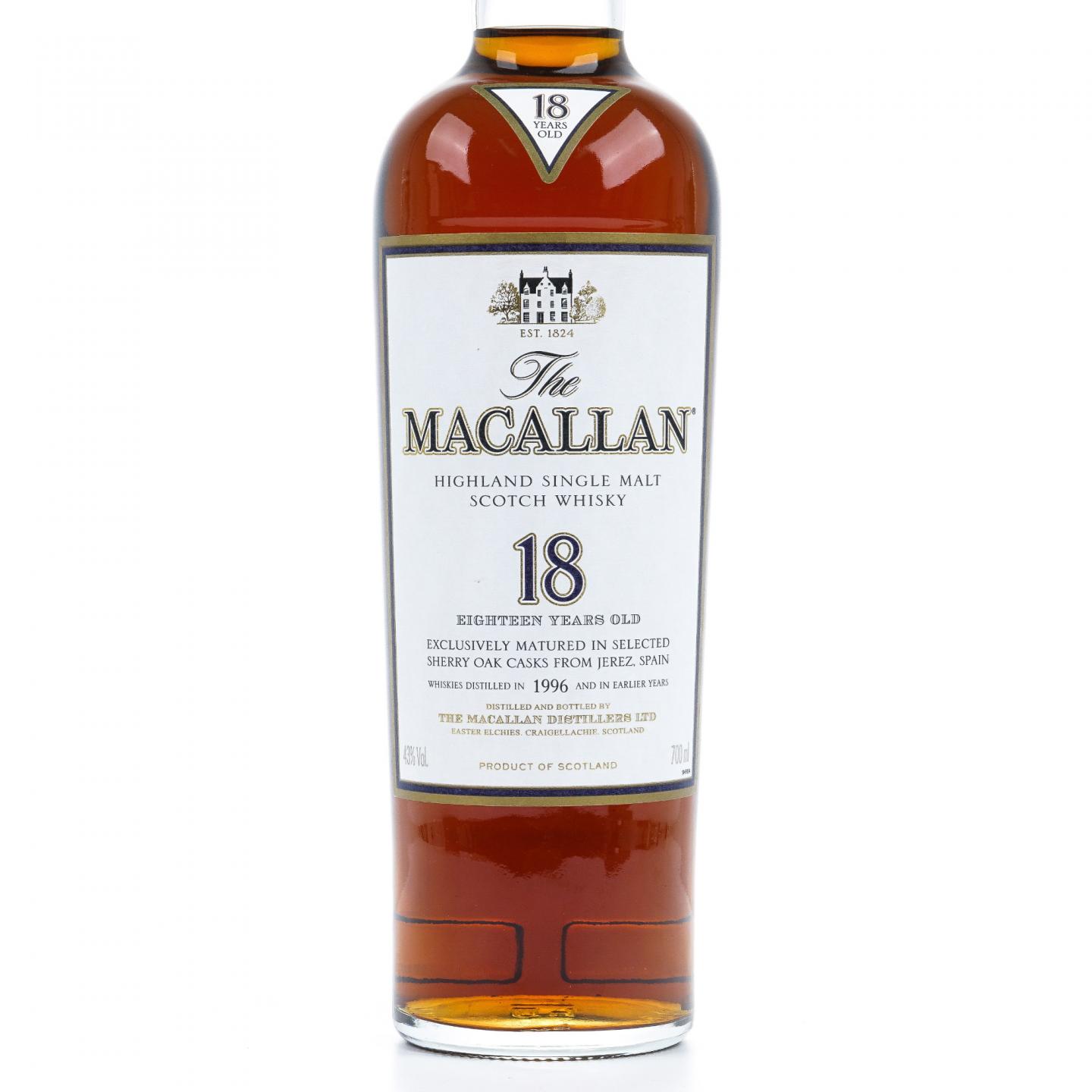Macallan 麦卡伦 18年 1996 雪莉桶