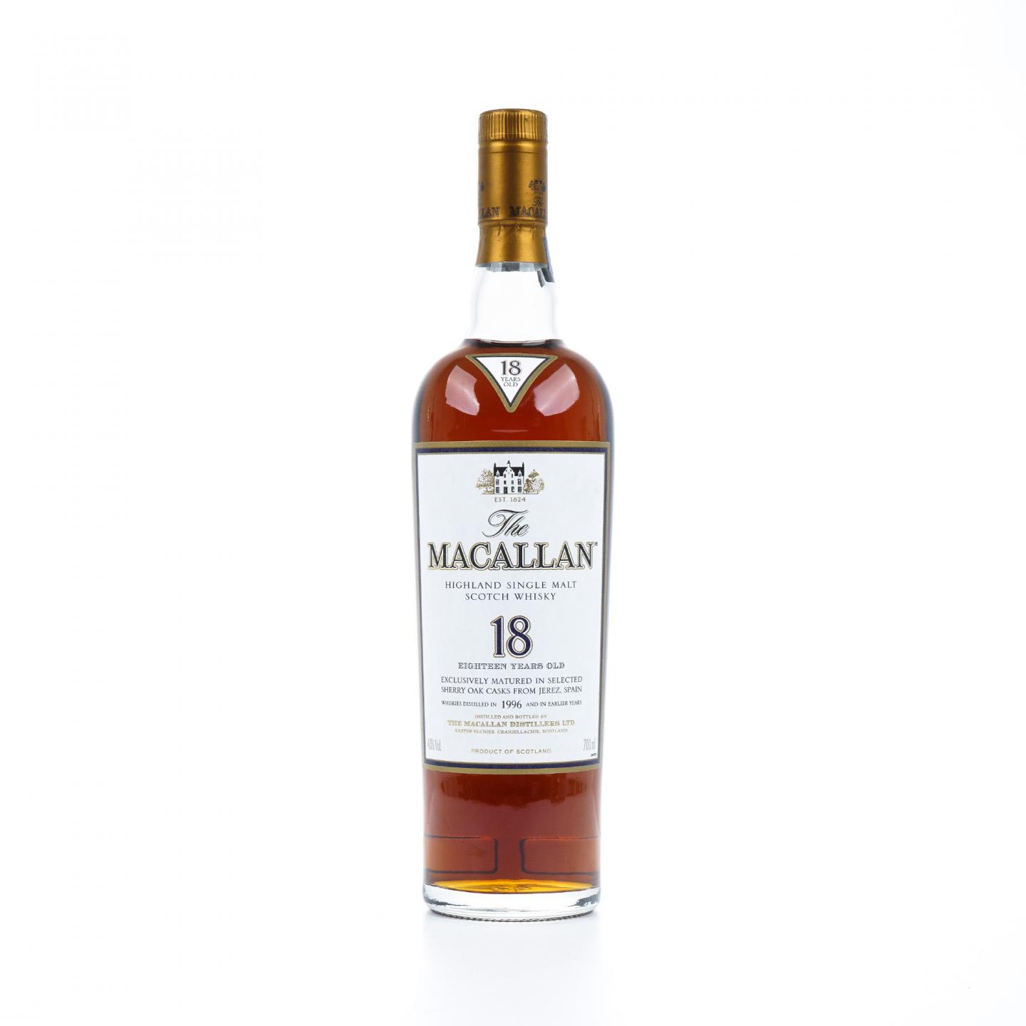 Macallan 麦卡伦 18年 1996 雪莉桶 700ml