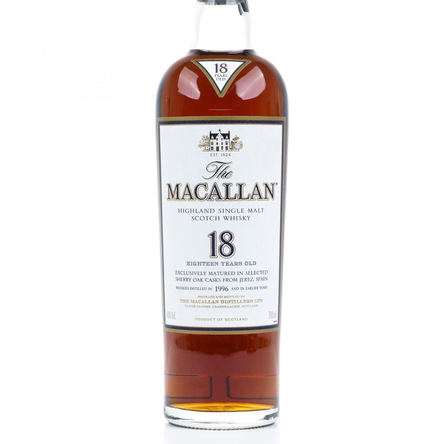 Macallan 麦卡伦 18年 1996 雪莉桶 700ml