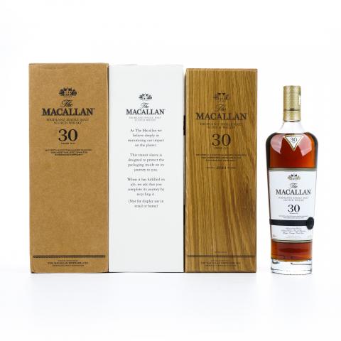 【附X光图】Macallan 麦卡伦 30年 2023 雪莉桶 黑腰带 700ml