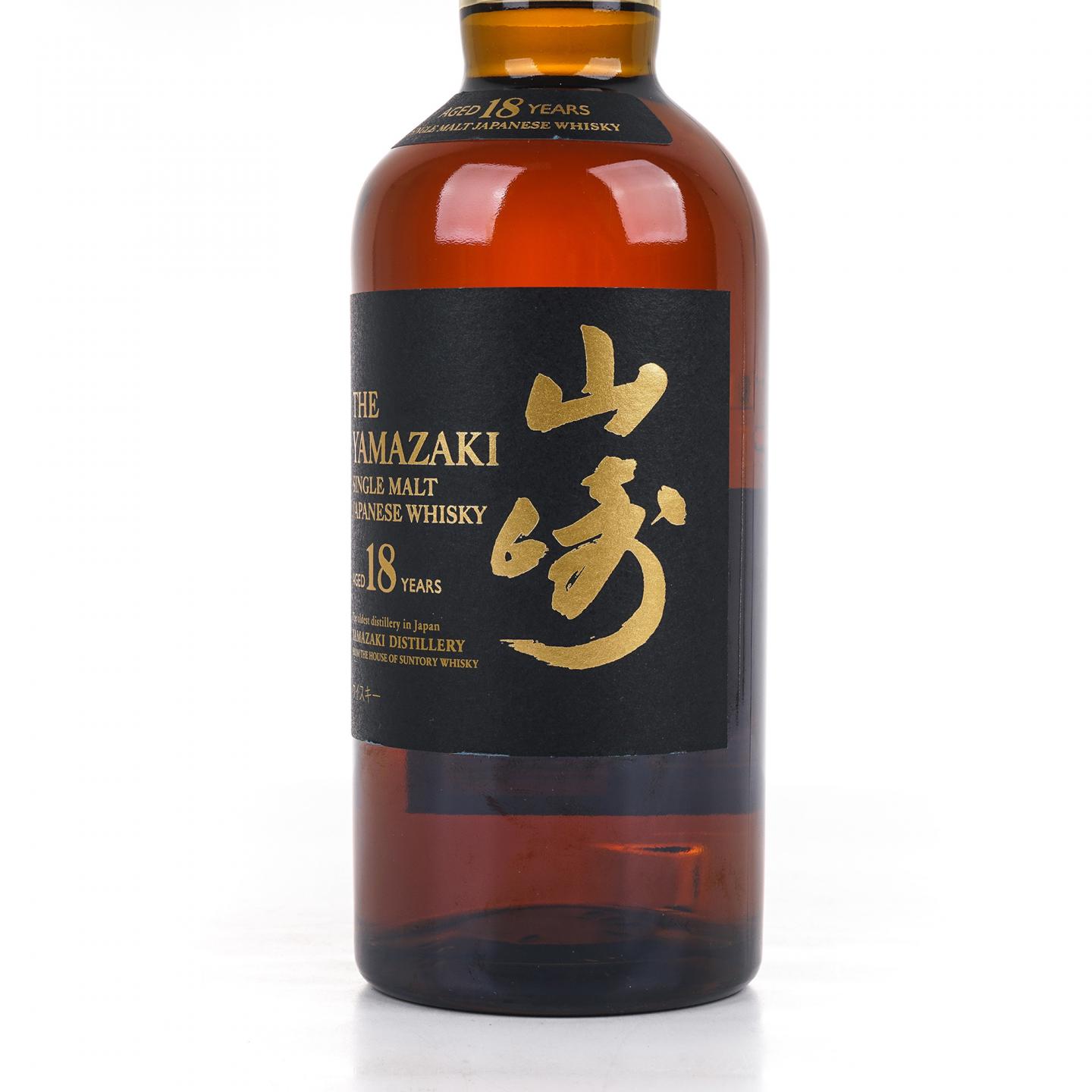 山崎 18年 金字黑标 single malt
