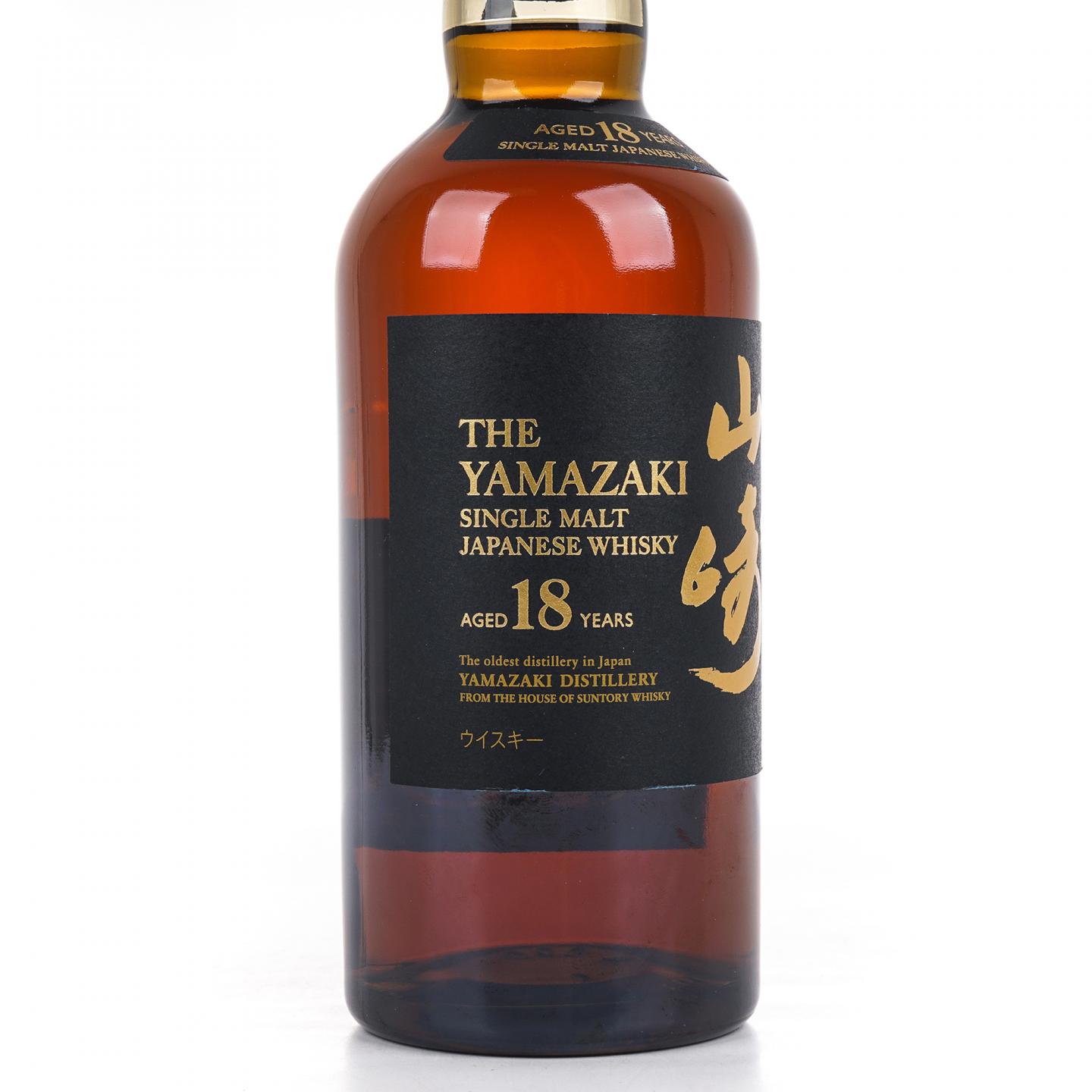 山崎 18年 金字黑标 single malt