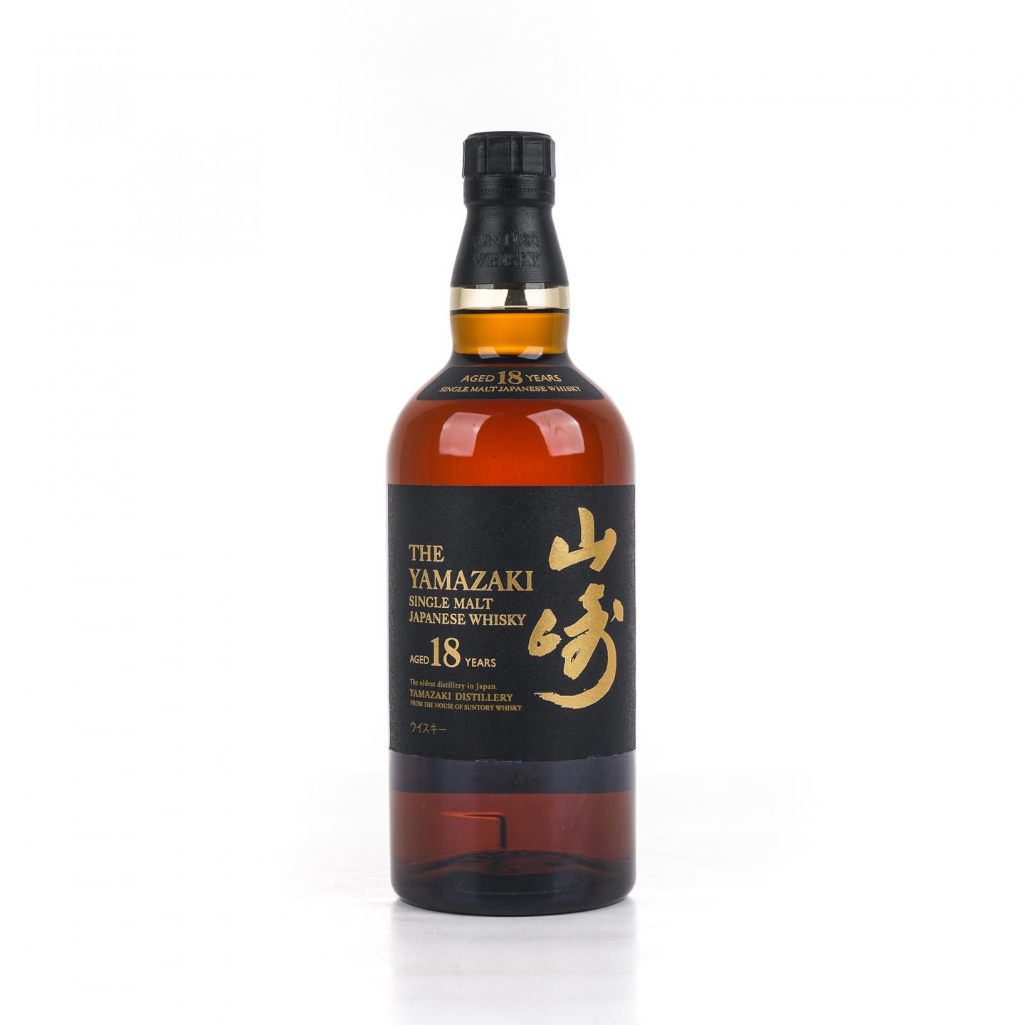 山崎 18年 金字黑标 single malt 700ml