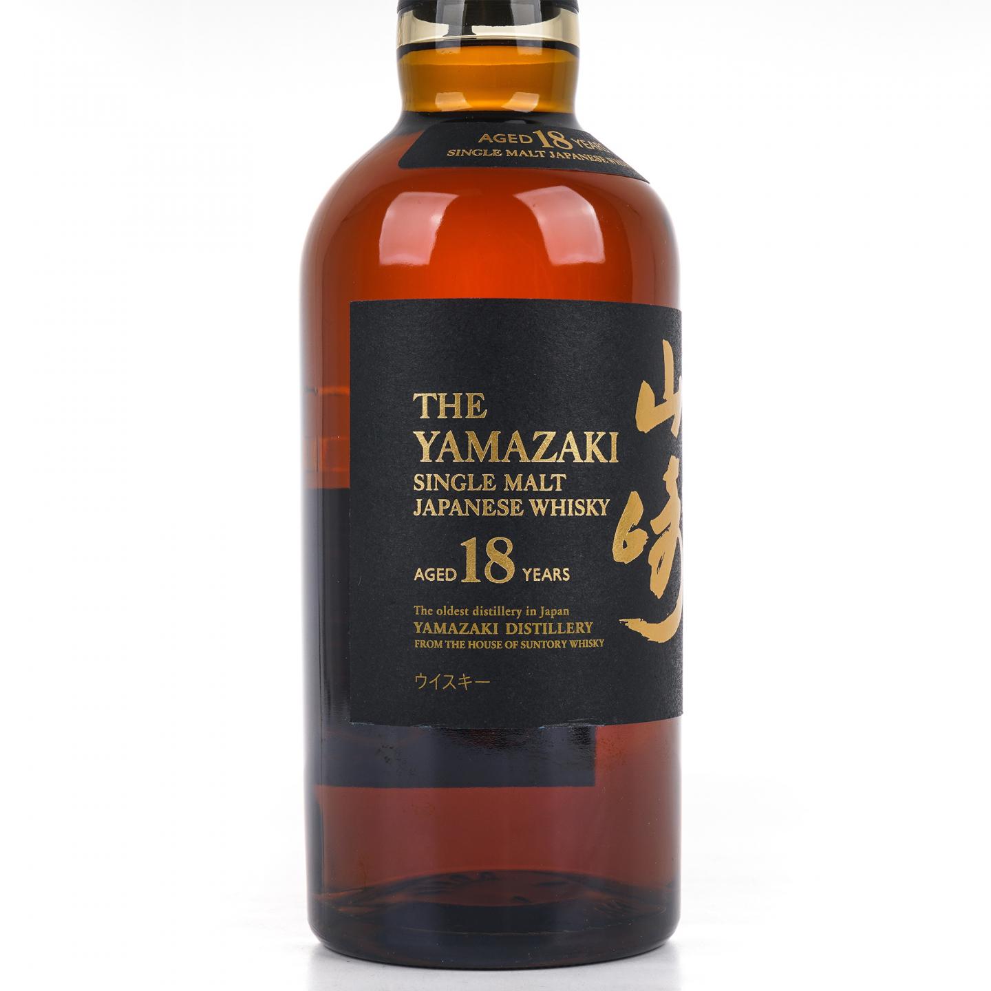 山崎 18年 金字黑标 single malt 700ml