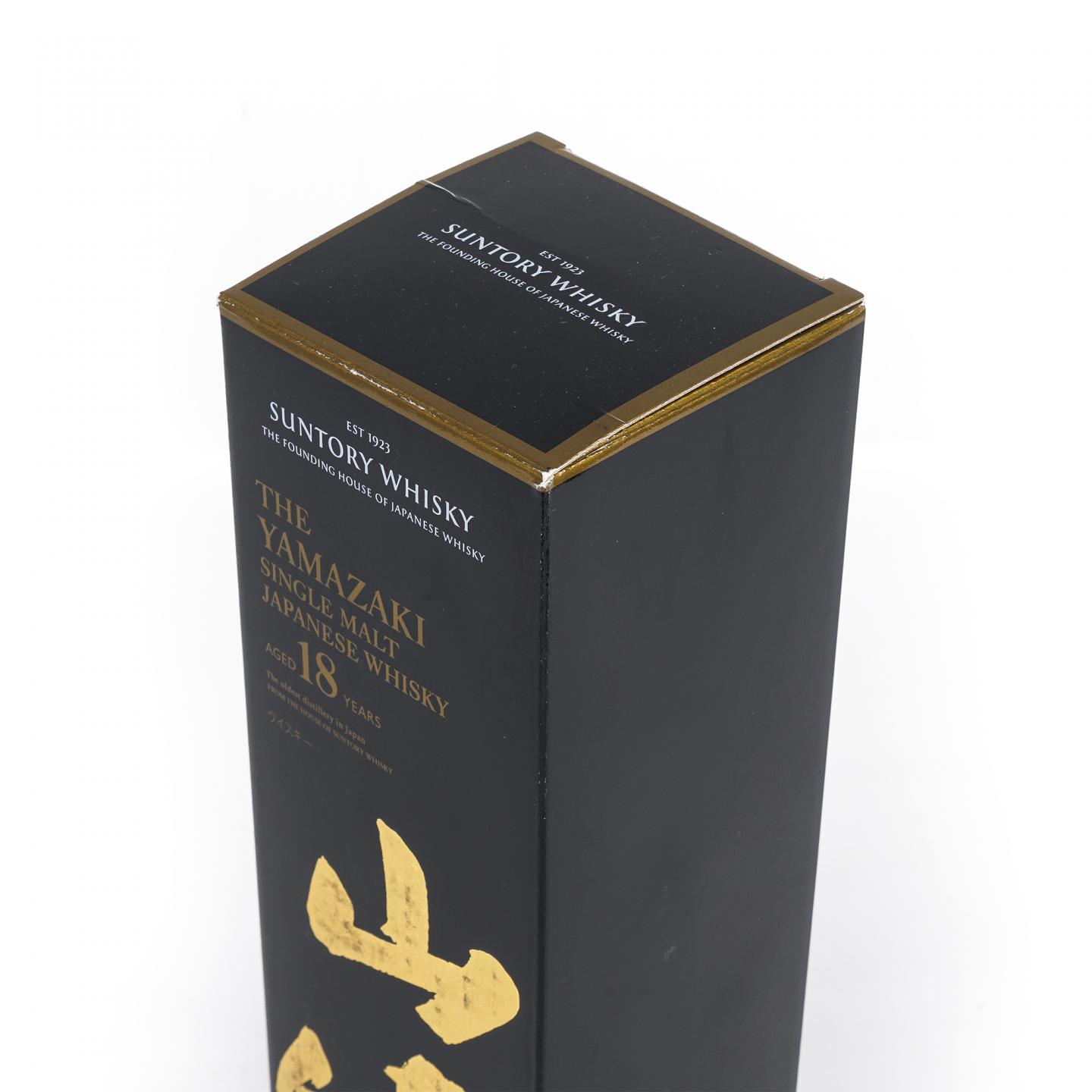 山崎 18年 金字黑标 single malt 700ml