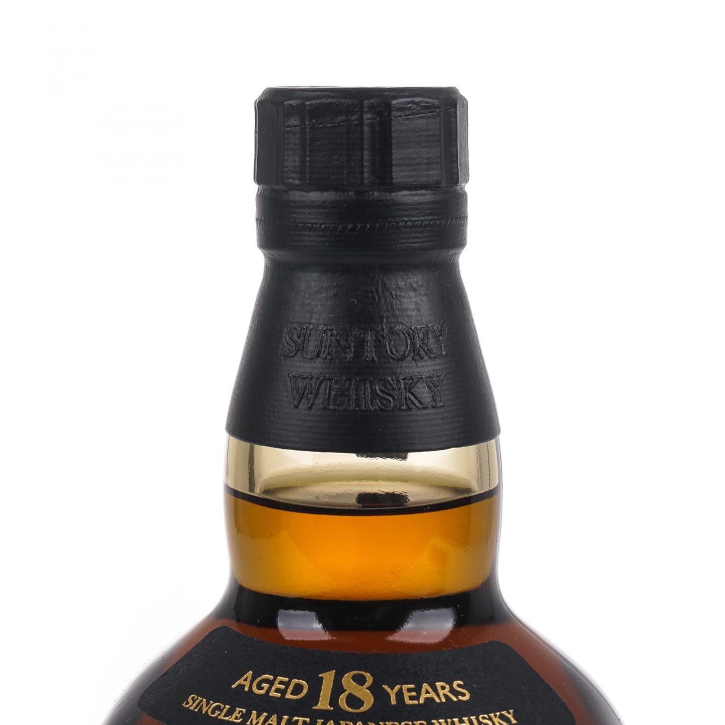 山崎 18年 金字黑标 single malt 43%Vol.