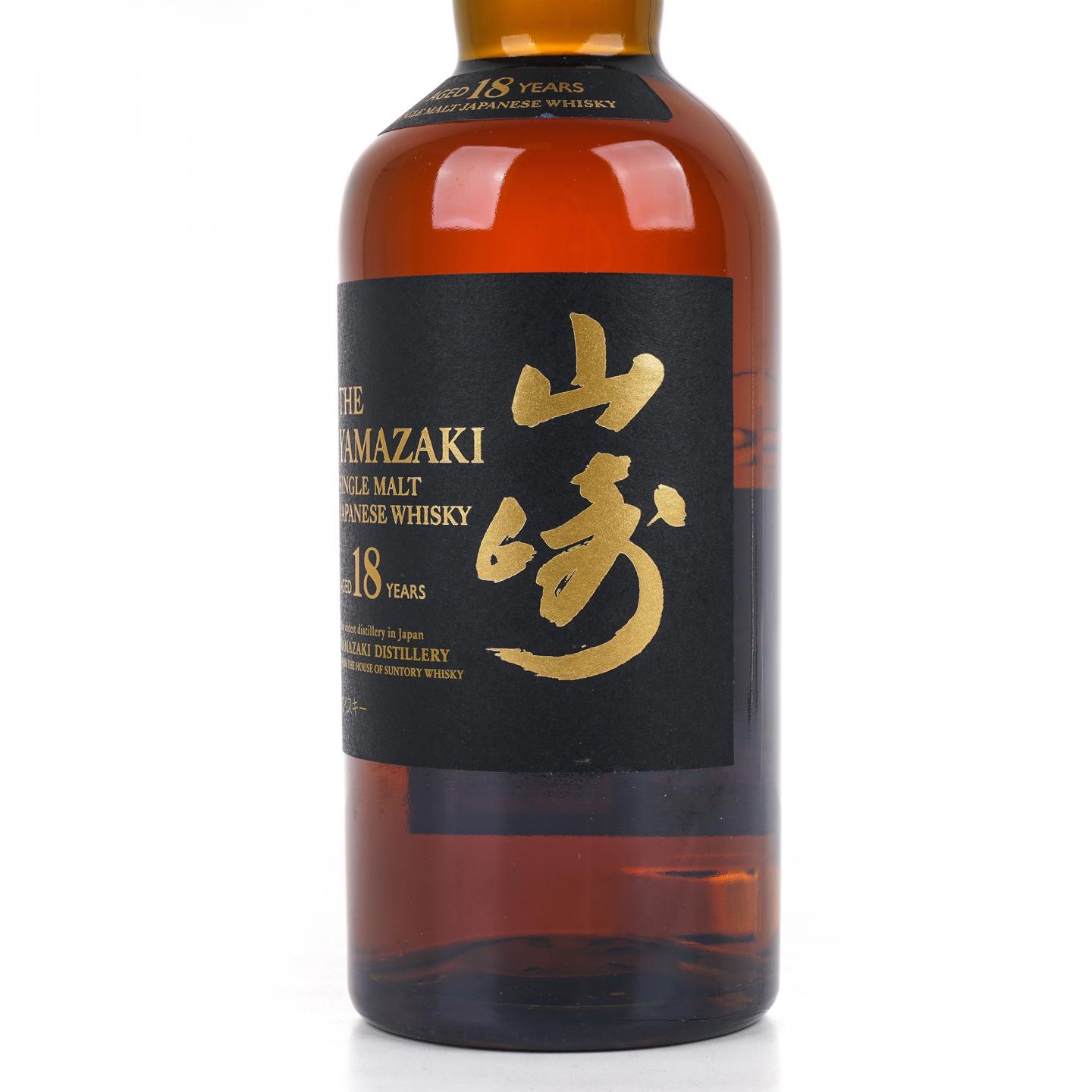 山崎 18年 金字黑标 single malt 43%Vol.
