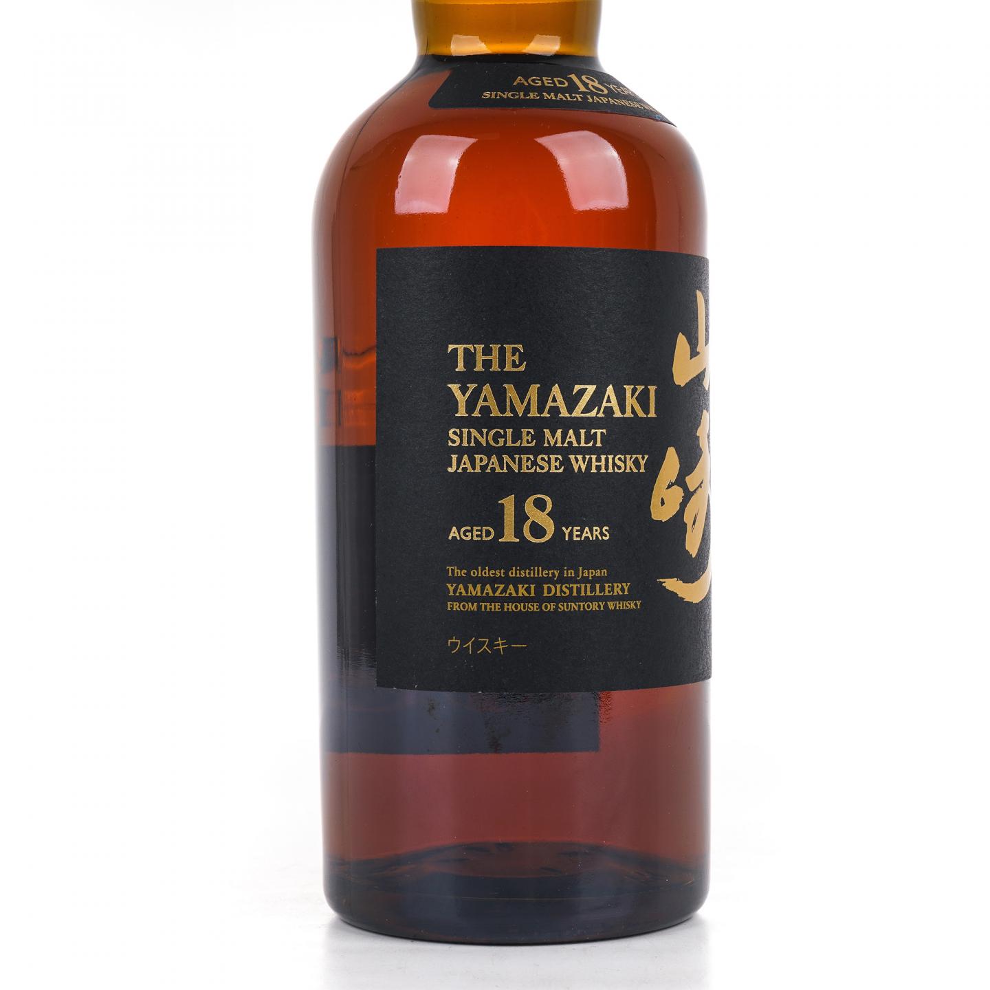 山崎 18年 金字黑标 single malt 43%Vol.