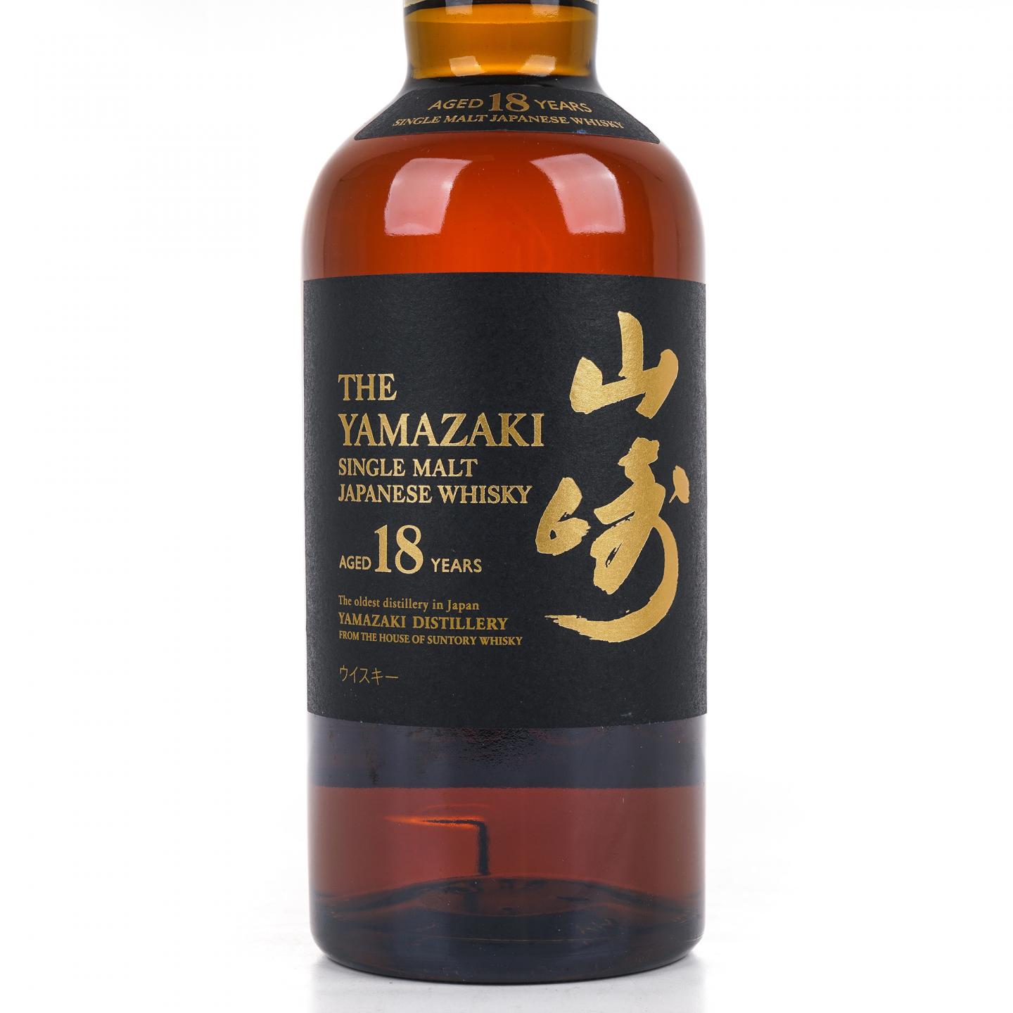 山崎 18年 金字黑标 single malt 43%Vol.
