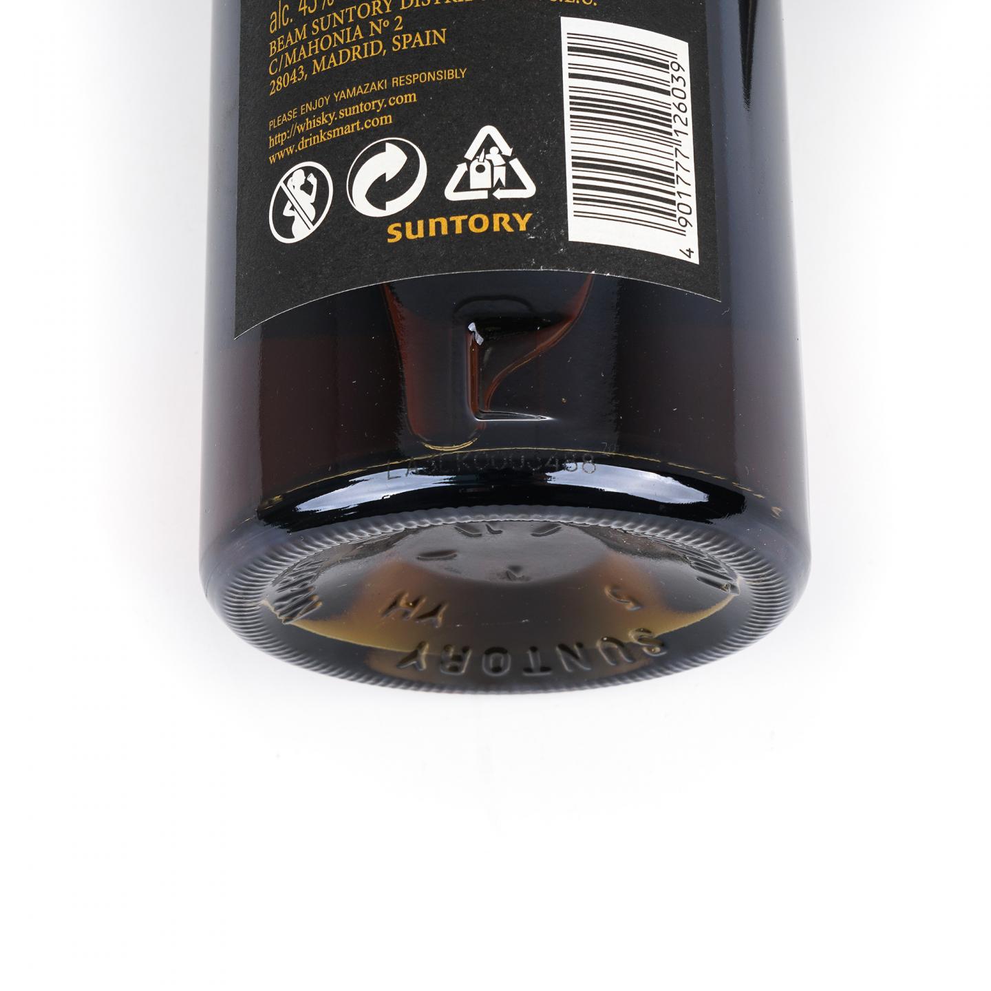 山崎 18年 金字黑标 single malt 43%Vol.