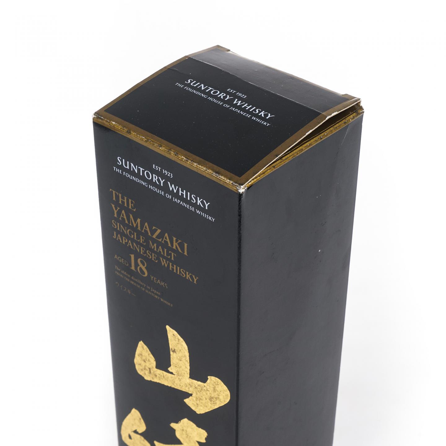 山崎 18年 金字黑标 single malt 43%Vol.